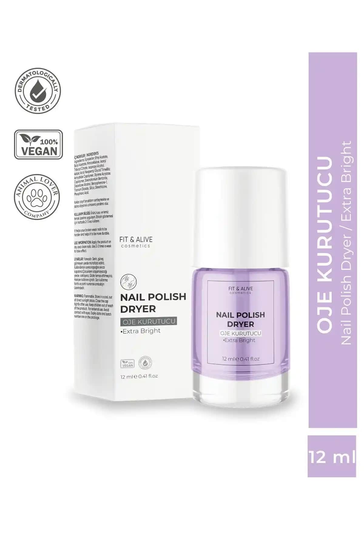 Oje Kurutucu Karşılaştırması: Fit & Alive Fitalive ve Juvenis Hızlı Kurutucu