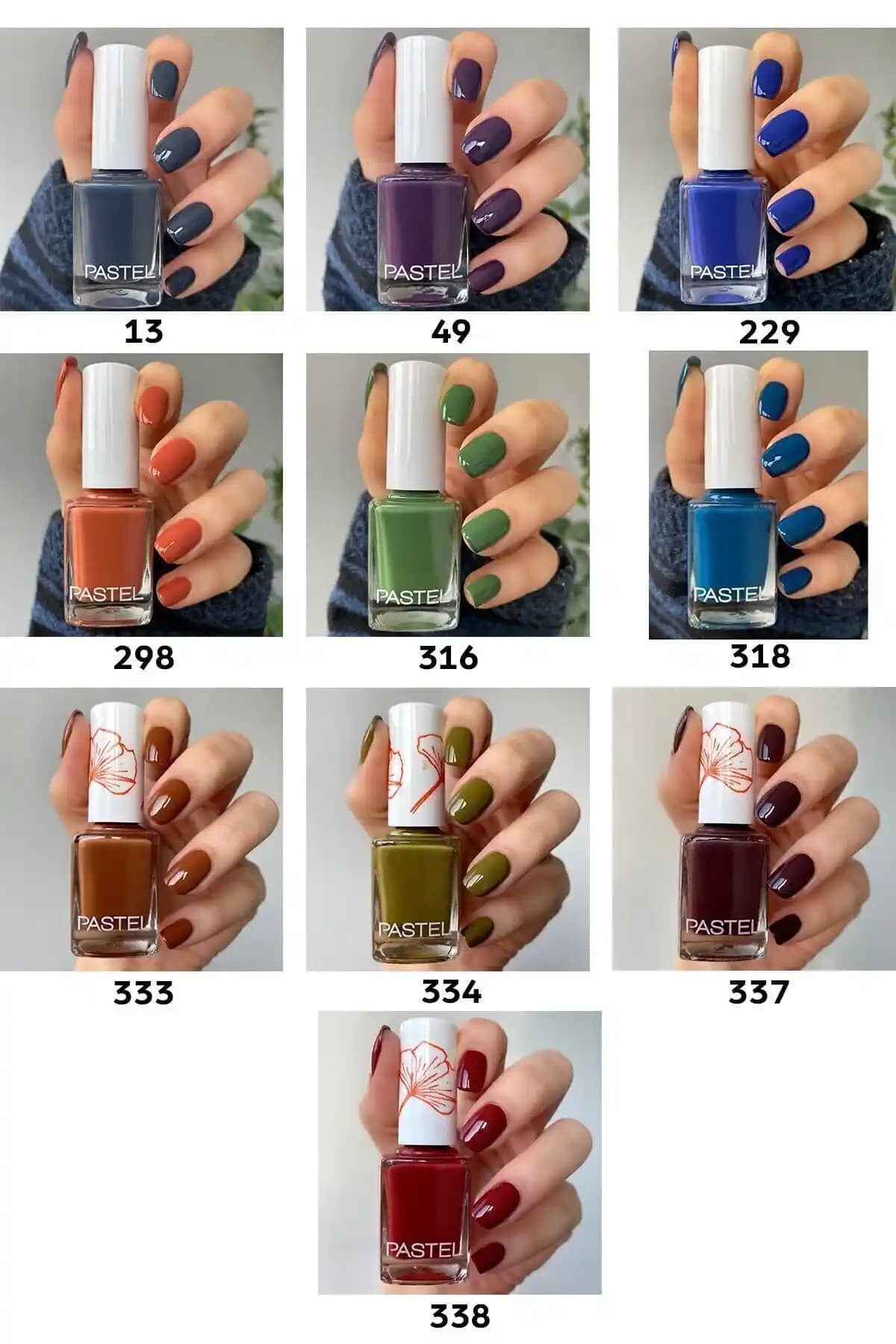 Pastel 10'lu Oje Seti Renk ve Kaliteyi Bir Arada Sunan Pratik Çözüm