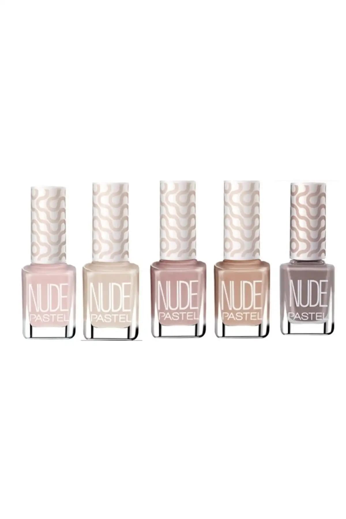 Pastel Nude Oje 5'li Set: Doğal ve Şık Görünüm Sağlayan Kozmetik Ürünü
