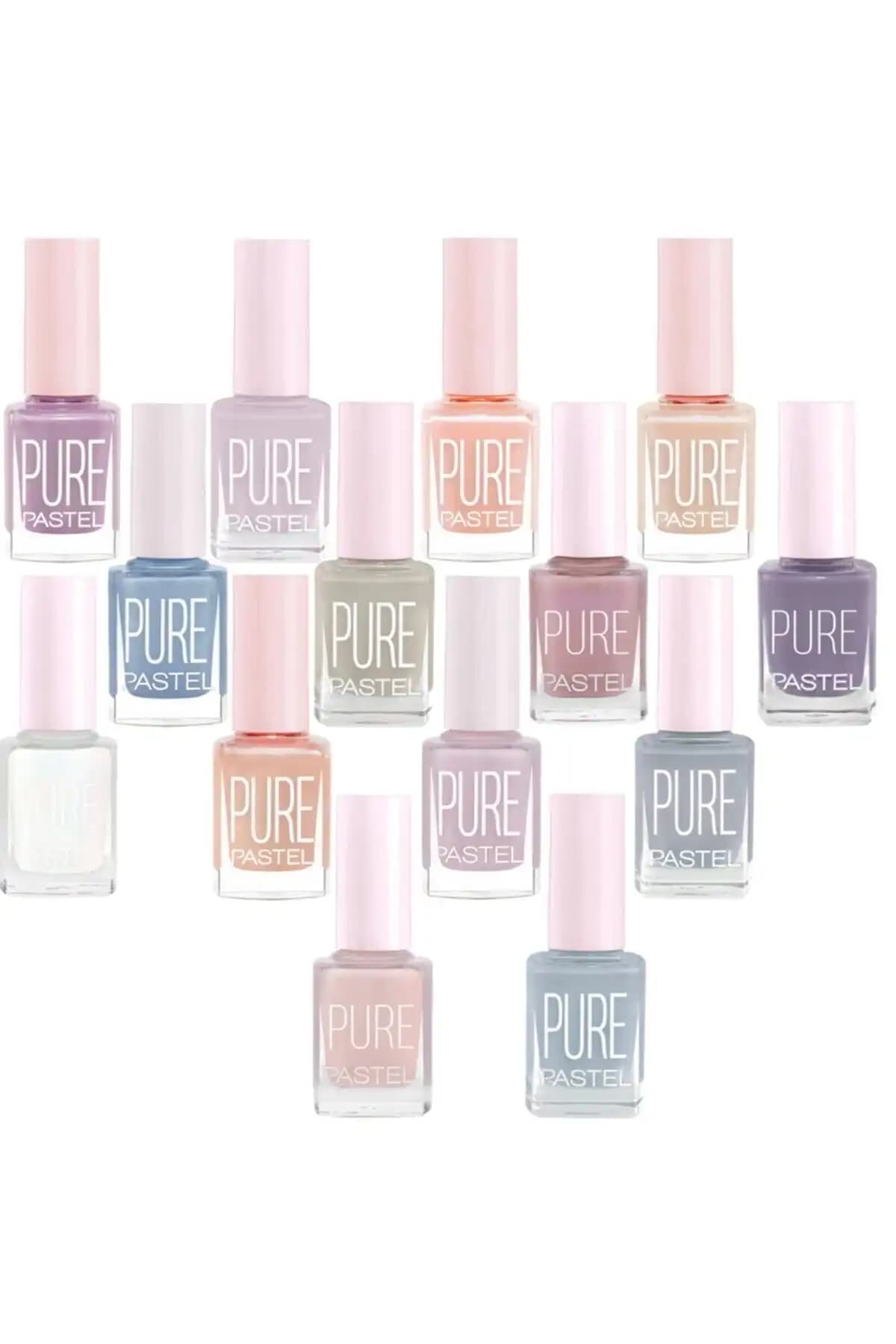 Pastel Pure Oje Süper Seti ile Yaz Aylarına Uygun Renkli ve Şık Tırnaklar