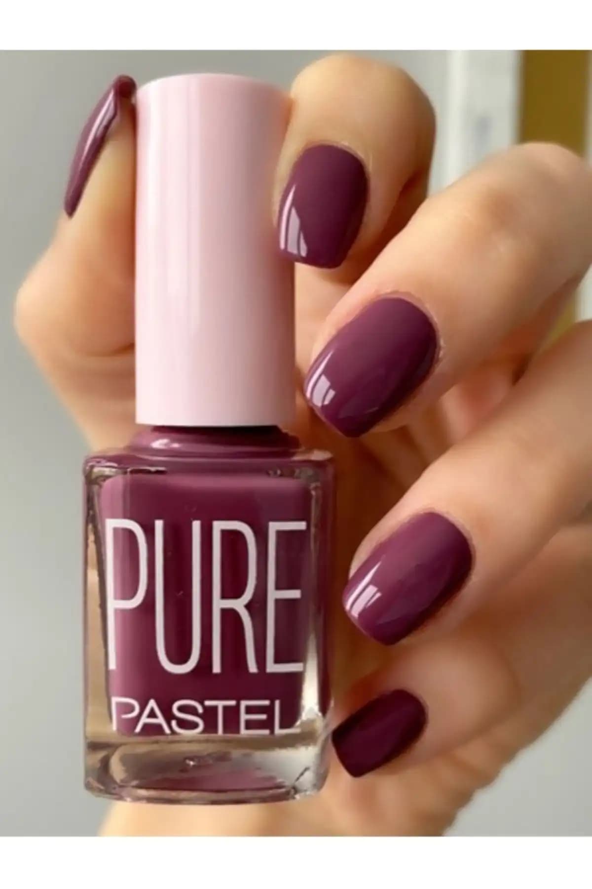Pastel Synee Store Pure Oje 621 Mor Renkli Uzun Süre Kalıcı ve Parlak Oje