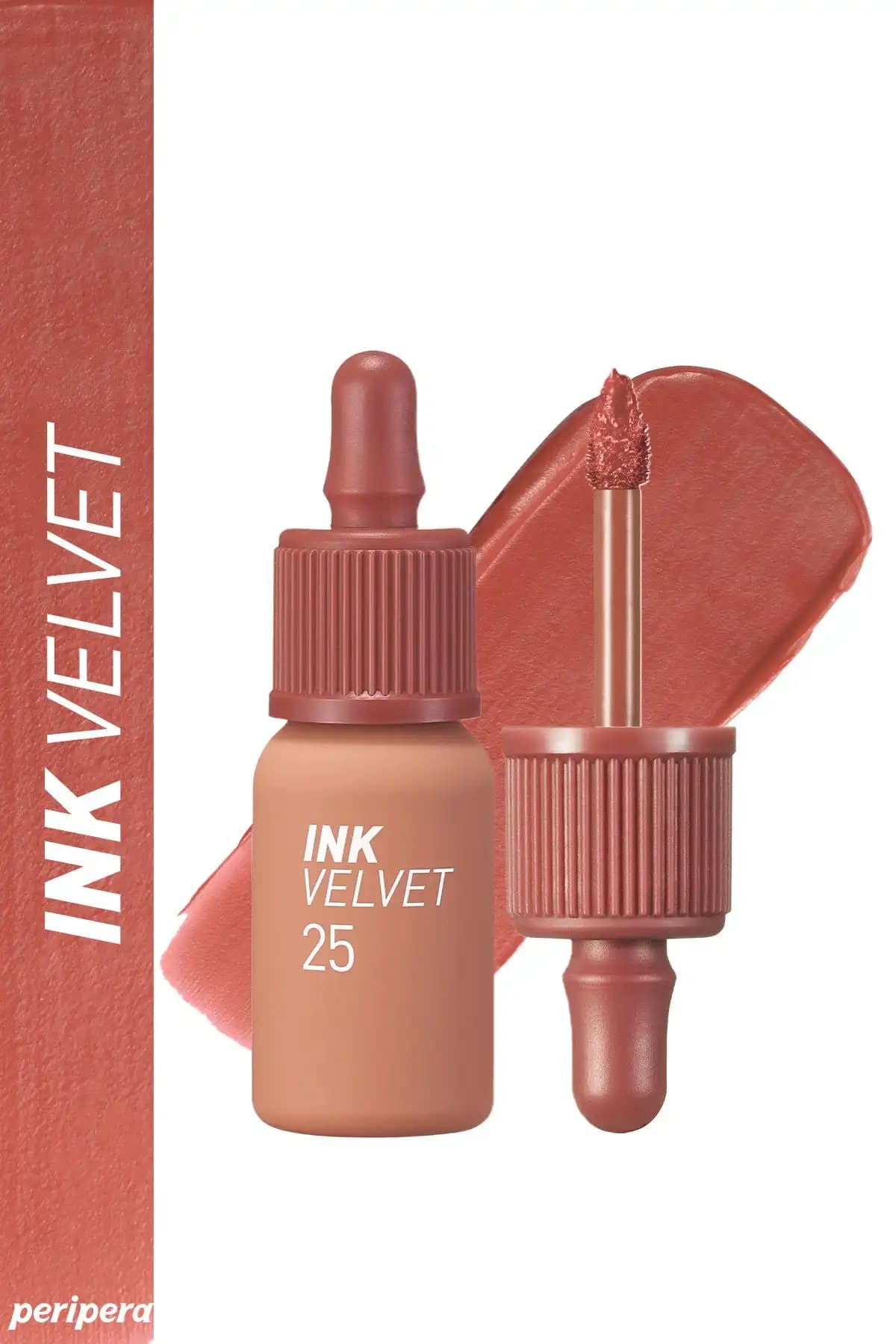 PERIPERA Ink Velvet Karşılaştırması 23 Nutty Nude ve 25 Cinnamon Nude Dudak Rujları 2