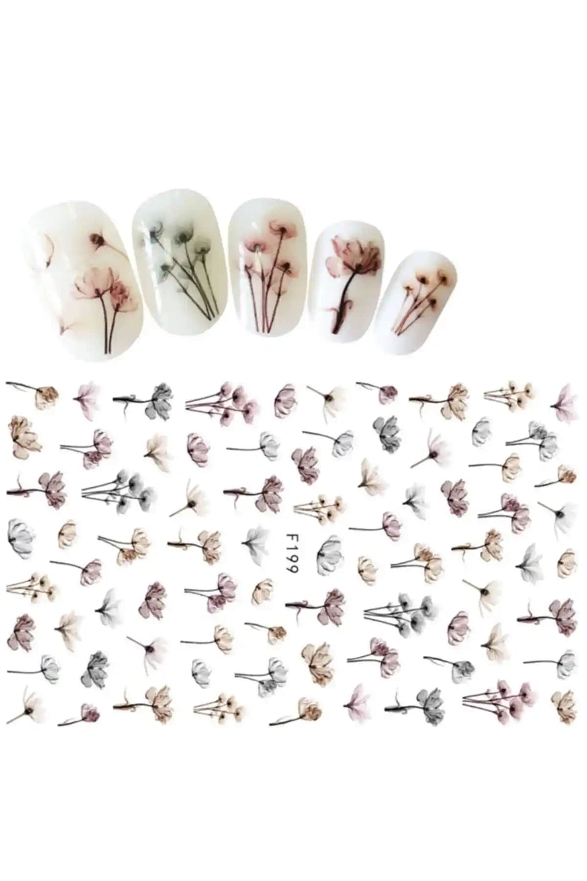 POP Beauty Nail Art Tırnak Süsleme Stickerleri Çok Renkli ve Kolay Uygulamalı Yenilikçi Çözüm