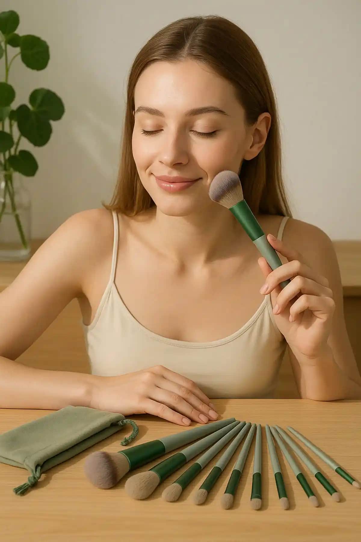 Profesyonel Makyaj Fırça Seti: 13 Parçalık Kaliteli ve Çok Yönlü Tasarım