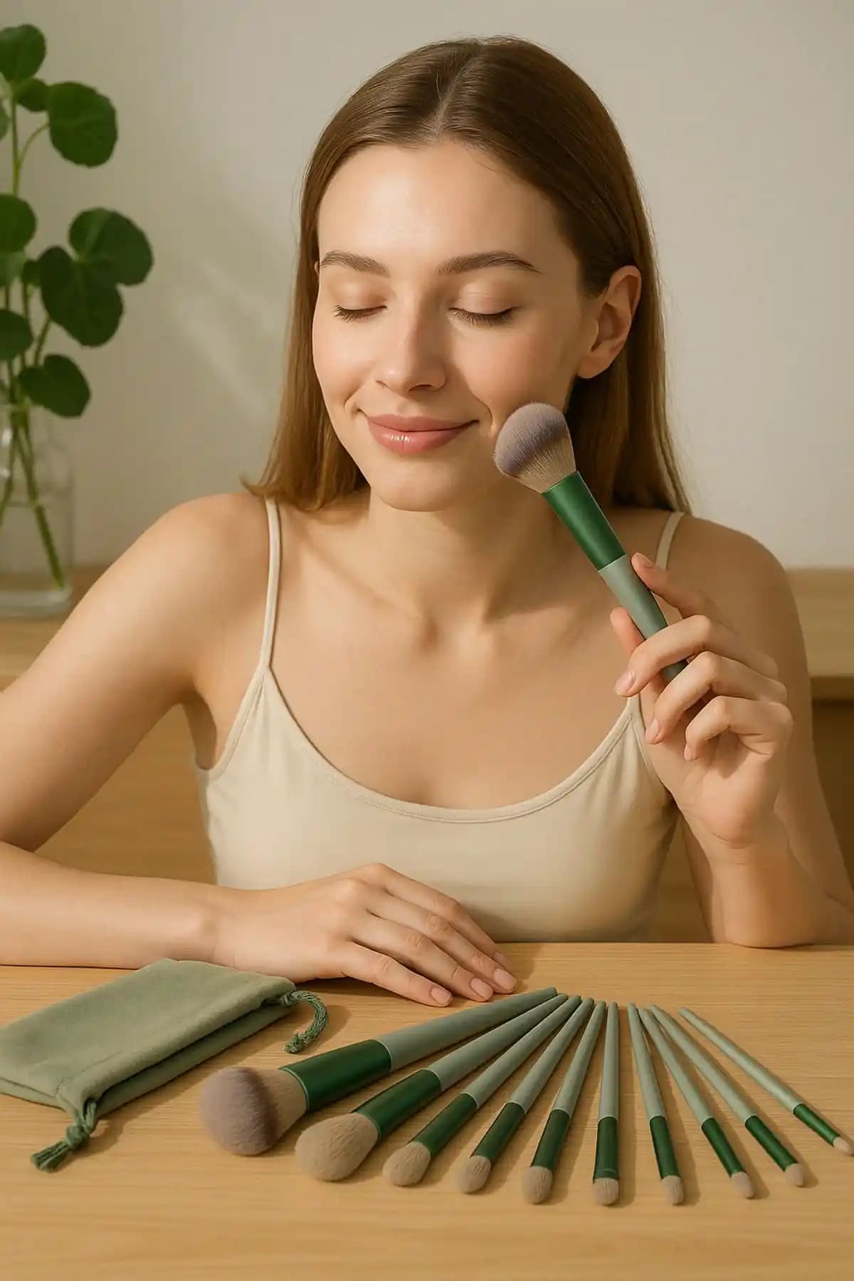 Profesyonel Makyaj Fırça Seti: 13 Parçalık Kaliteli ve Çok Yönlü Tasarım