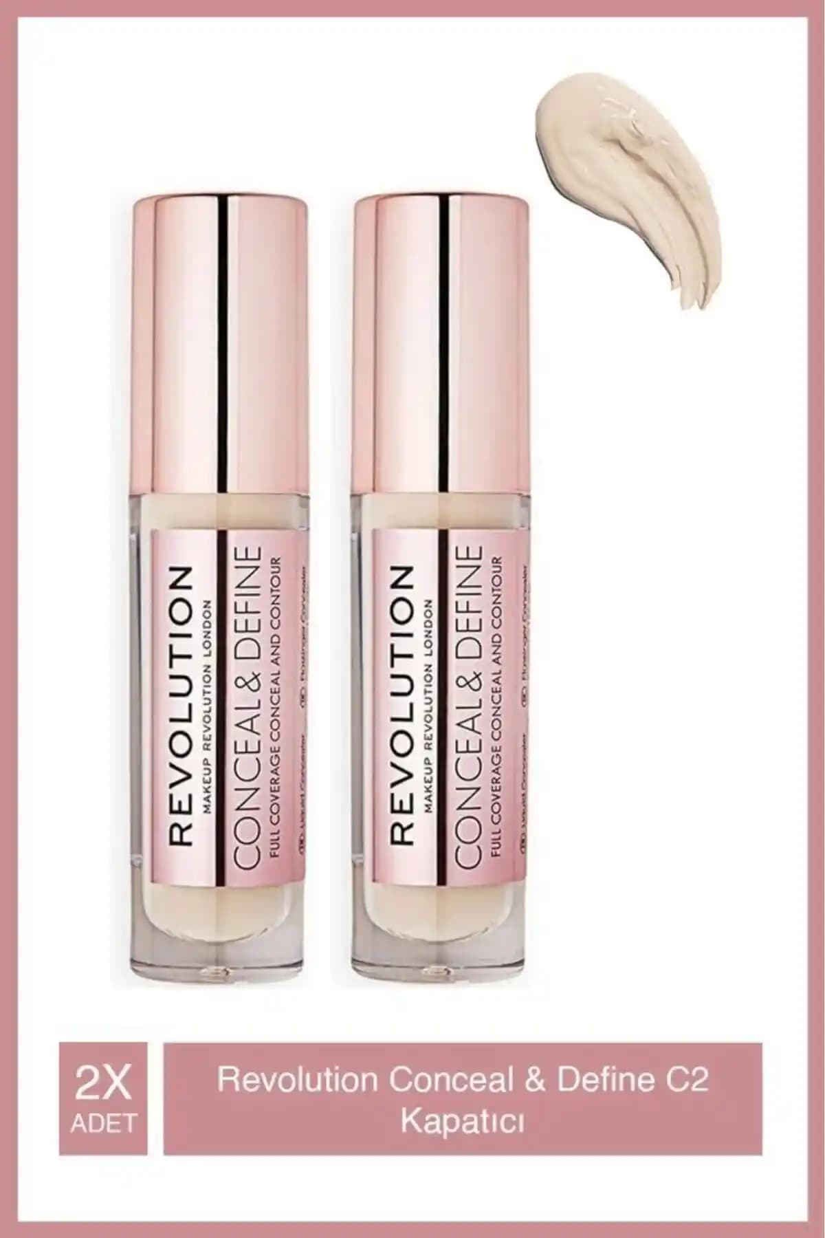 Revolution Conceal & Define 16 Saat Etkili Mat Kapatıcı Günlük Makyaj İçin Uygun