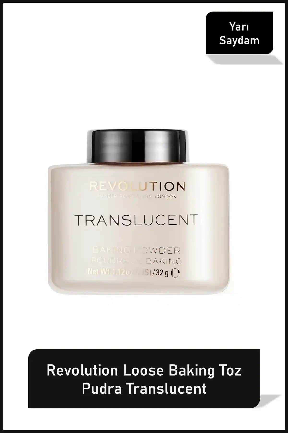 Revolution Loose Baking Toz Pudra: Uzun Süreli Mat ve Doğal Makyaj Sabitleyici