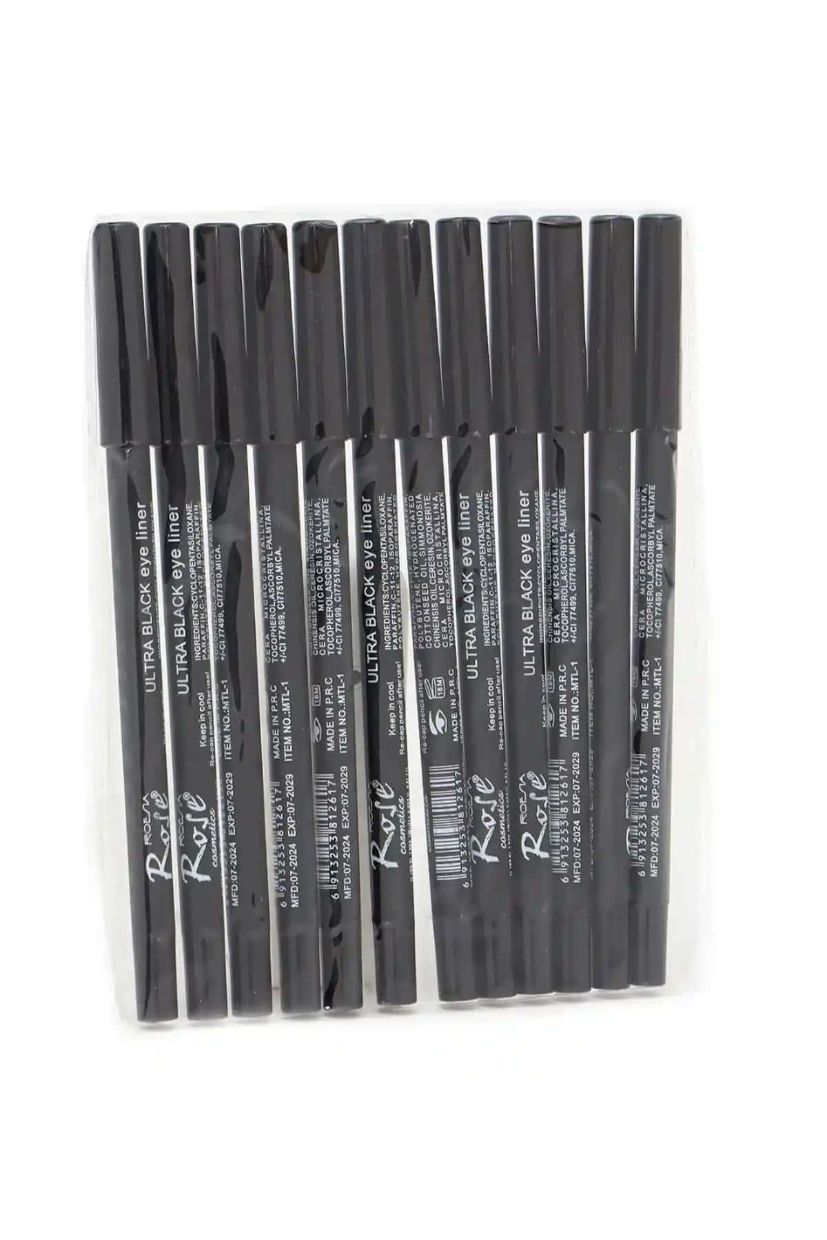 Roesia Rose 12'li Akmayan Yağlı Göz Kalemi ile Kalıcı ve Şık Makyaj Deneyimi