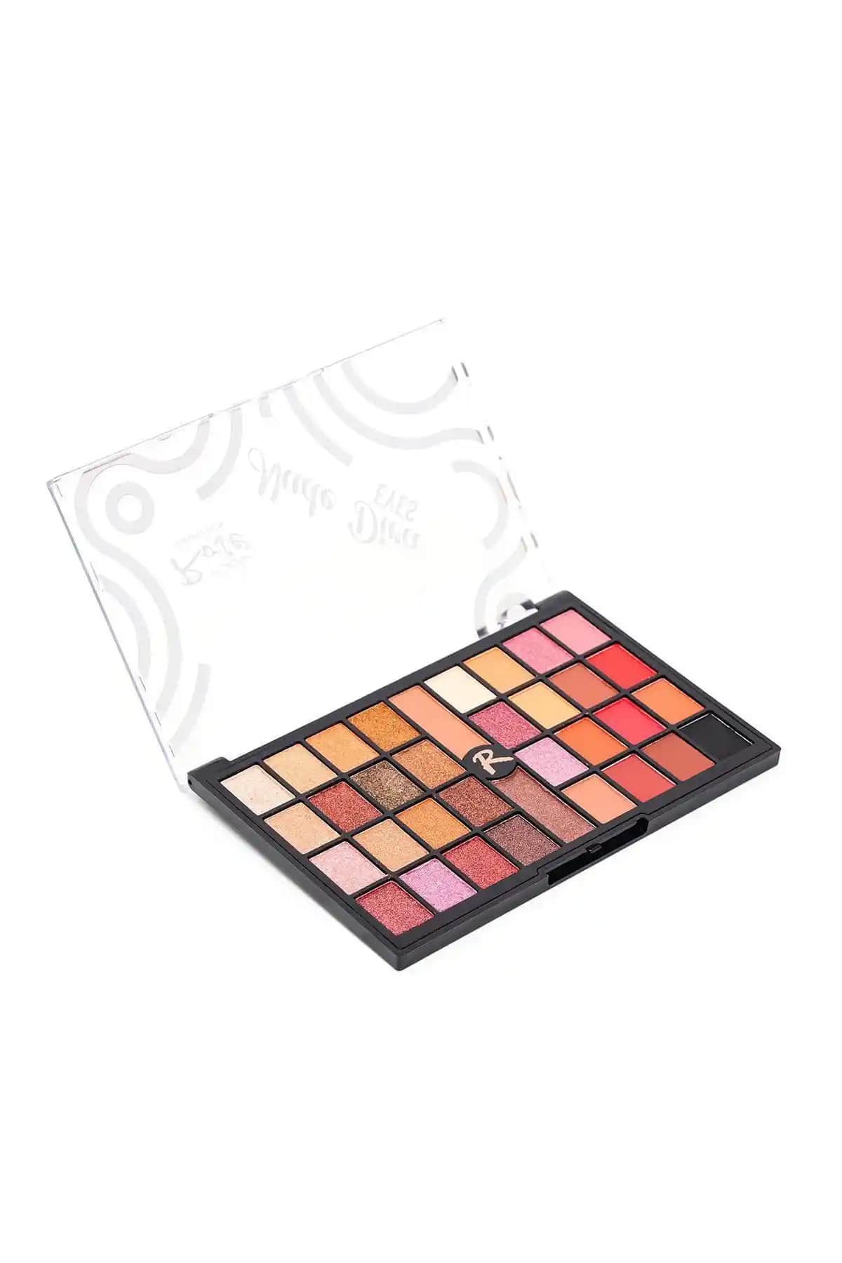 Roesıa Rose Cosmetics 34'lü Nude Diva Göz Farı Paleti Yüksek Pigmentasyon ve Renk Çeşitliliğiyle