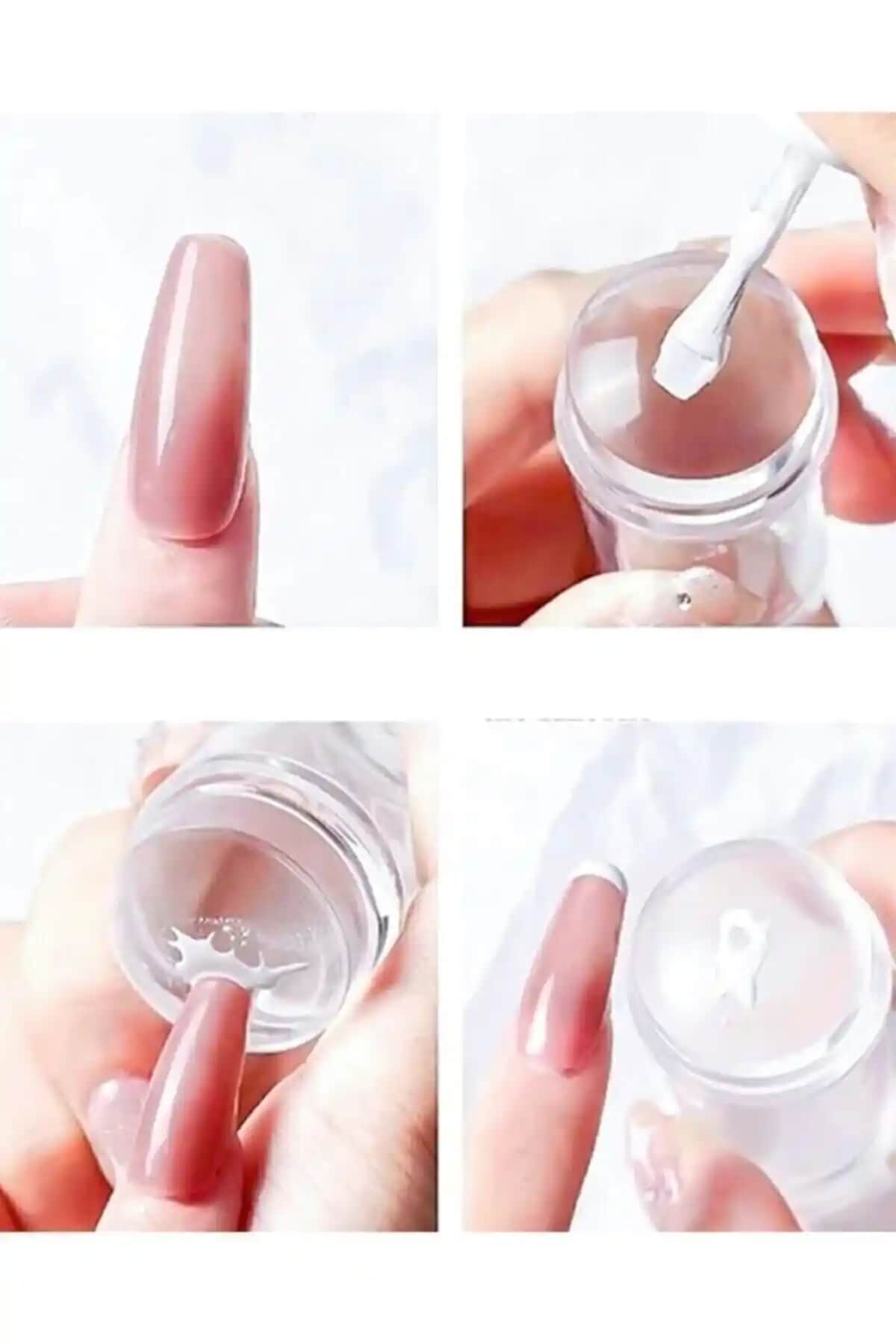 Roesıa Rose Cosmetics Tırnak Damgalama Seti Pratik ve Renkli Nail Art Aleti