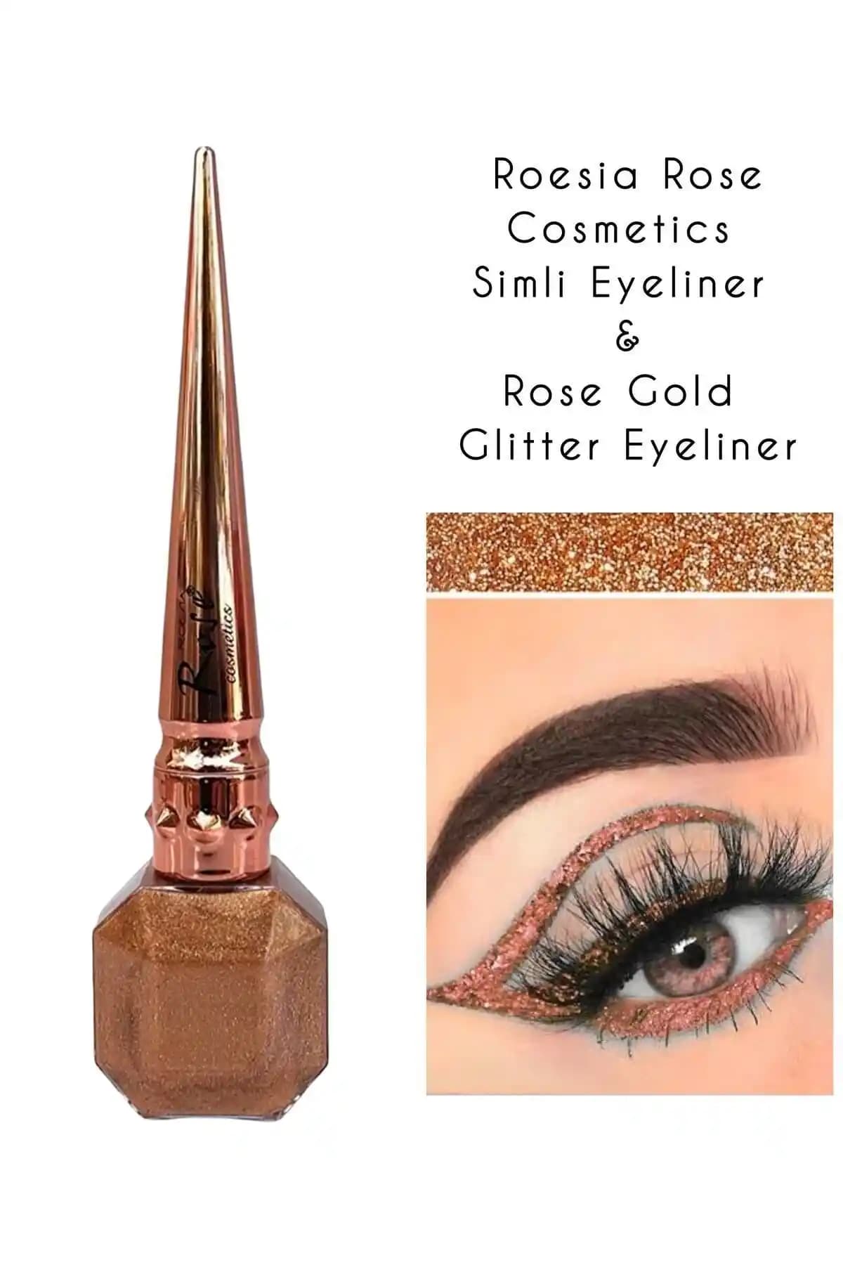 Roesıa Rose Cosmetics Yeni Simli ve Glitter Eyeliner ile Gözlere Parlaklık Katın