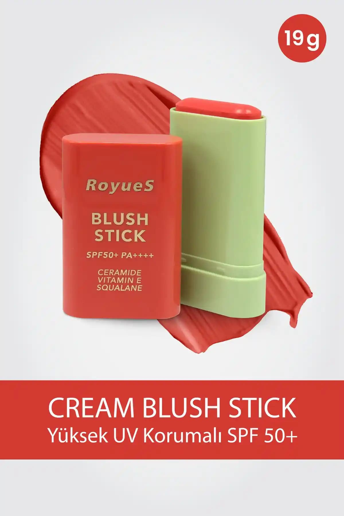 Royues Nemlendiricili Stick Krem Allık: Doğal Görünüm ve Pratik Kullanım İçin Mükemmel Seçenek