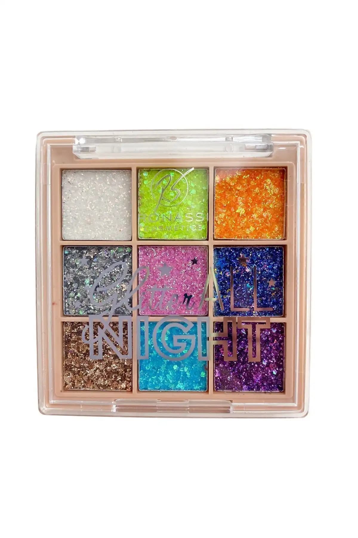 RS Ronassi Cosmetics 9’lu Glitter Far Paleti ile Parlak ve Renkli Göz Makyajı Deneyimi