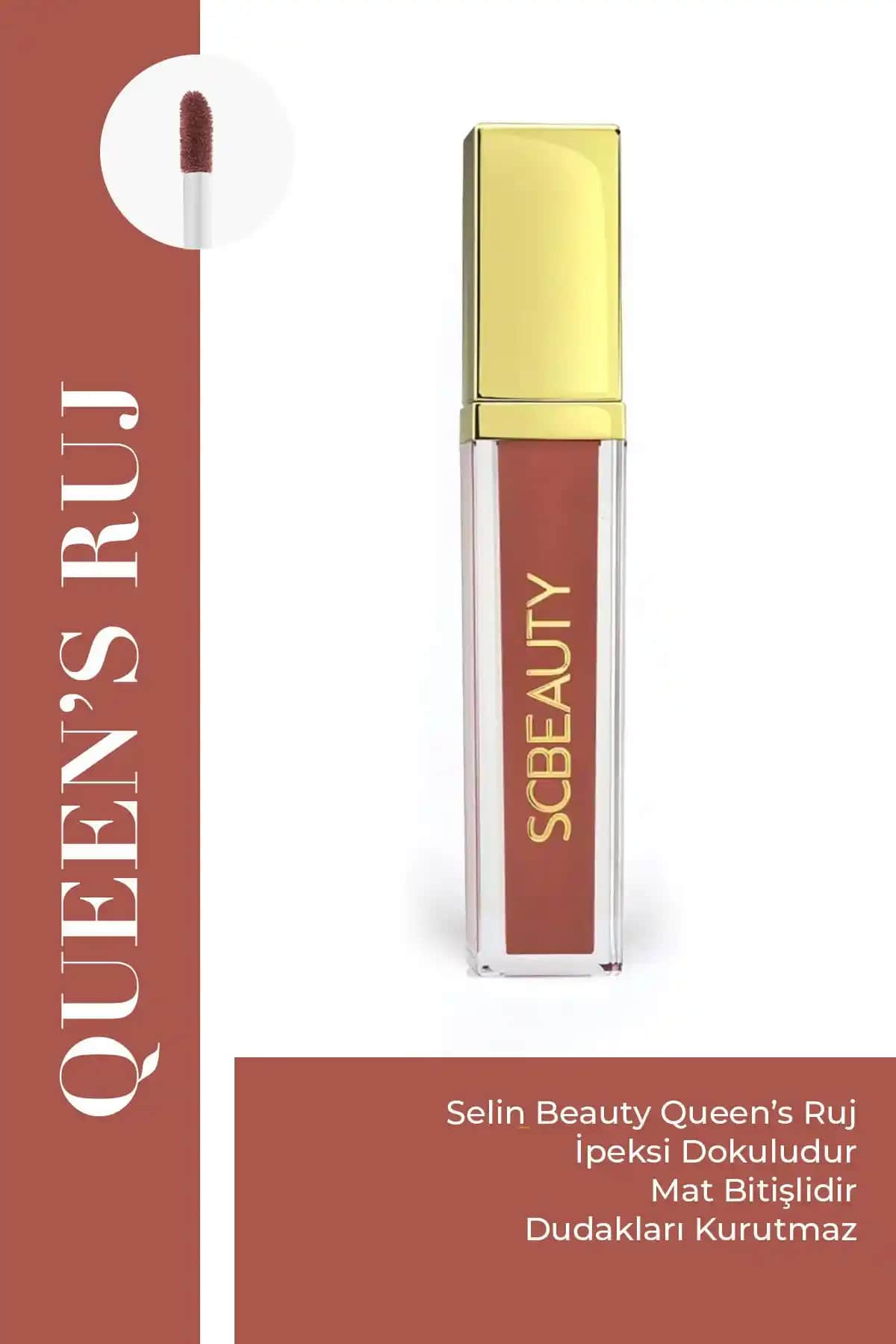 Selin Beauty Queen’s Ruj: Kalıcı ve Doğal Görünüm Sağlayan Mat Dudak Rengi