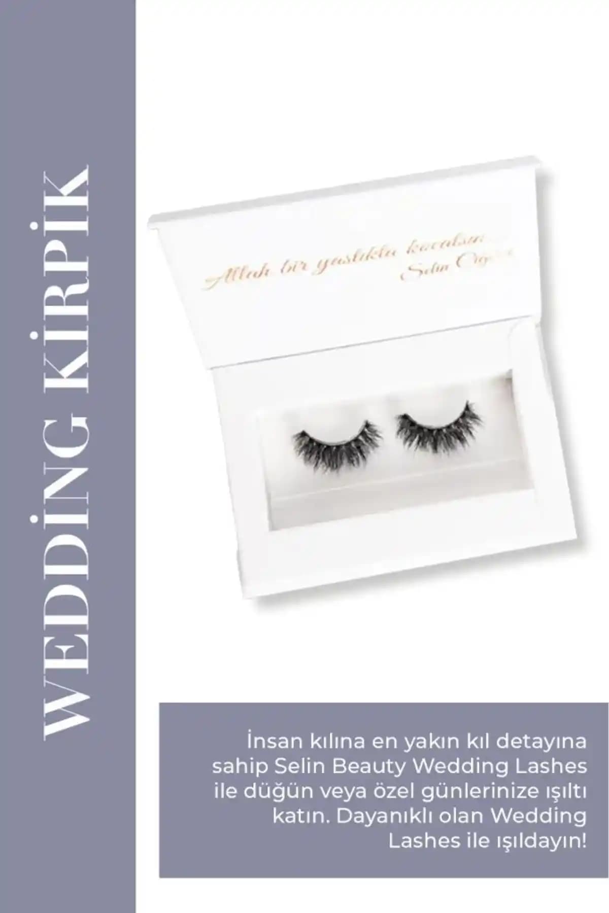 Selin Beauty Wedding Kirpik: Doğal ve Hacimli Göz Makyajı İçin Güvenli Seçenek