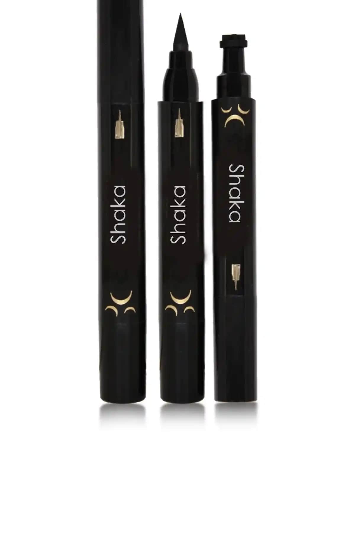 Shaka Çift Uçlu Ay Desenli Eyeliner: Kaliteli ve Dayanıklı Göz Makyajı İçin Ideal Seçenek