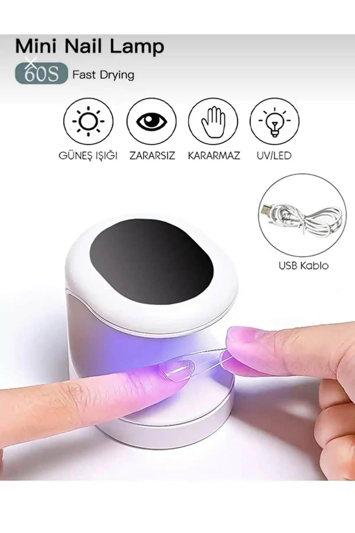 SİNKA Mini UV LED Tırnak Kurutucu: Pratik ve Hızlı Tırnak Bakımı İçin Uygun Çözüm