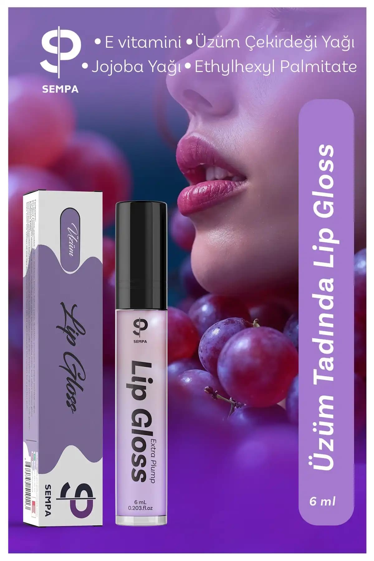 SP SEMPA Dudak Dolgunlaştırıcı Lip Gloss Karşılaştırması: Çilekli ve Üzümlü Seçenekler 2