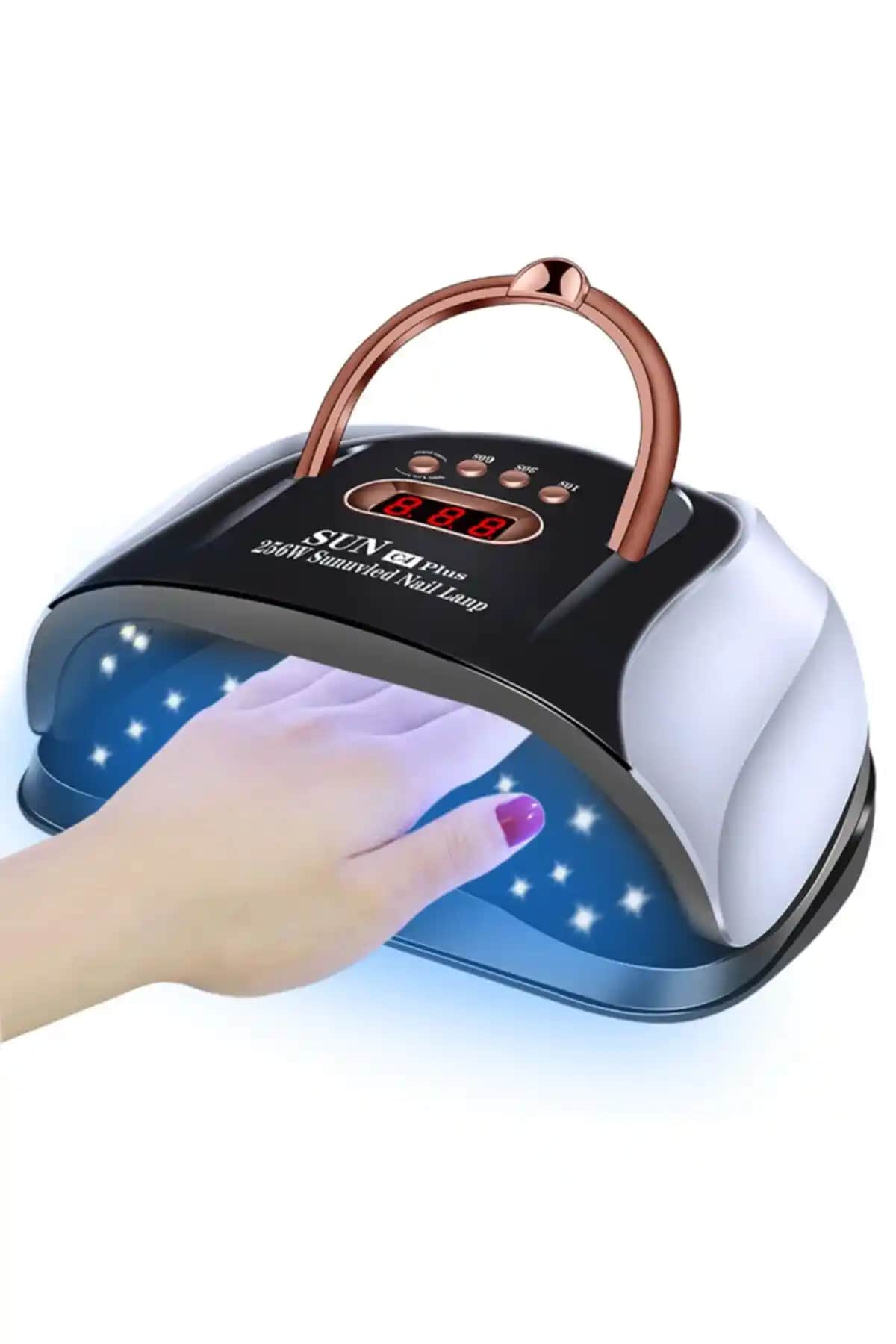 Sun C4 Plus 256W 57 LED UV Tırnak Kurutucu Lamba Profesyonel ve Ev Kullanımı İçin