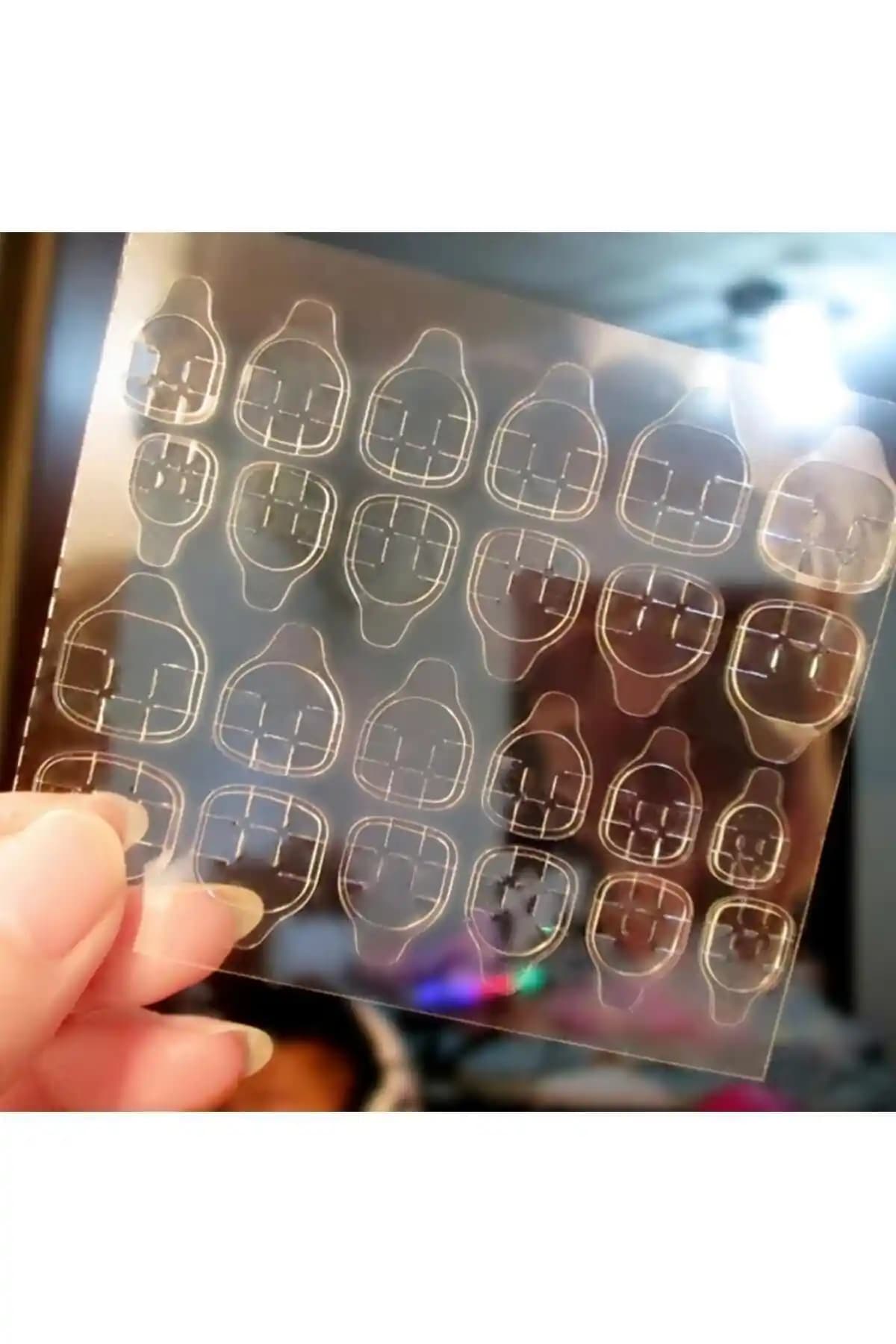 SYBELLE Kozmetik 240 Adet Tırnak Yapıştırıcı Bantları Güçlü ve Pratik Tırnak Bakım Çözümü