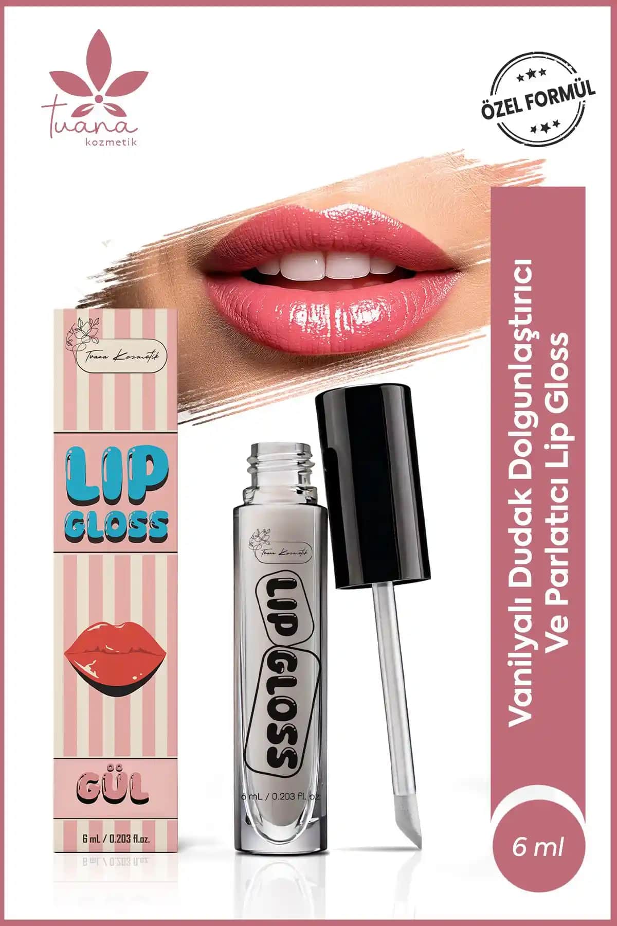 Tuana Kozmetik Güllü Dudak Dolgunlaştırıcı ve Parlatıcı Lip Gloss İncelemesi