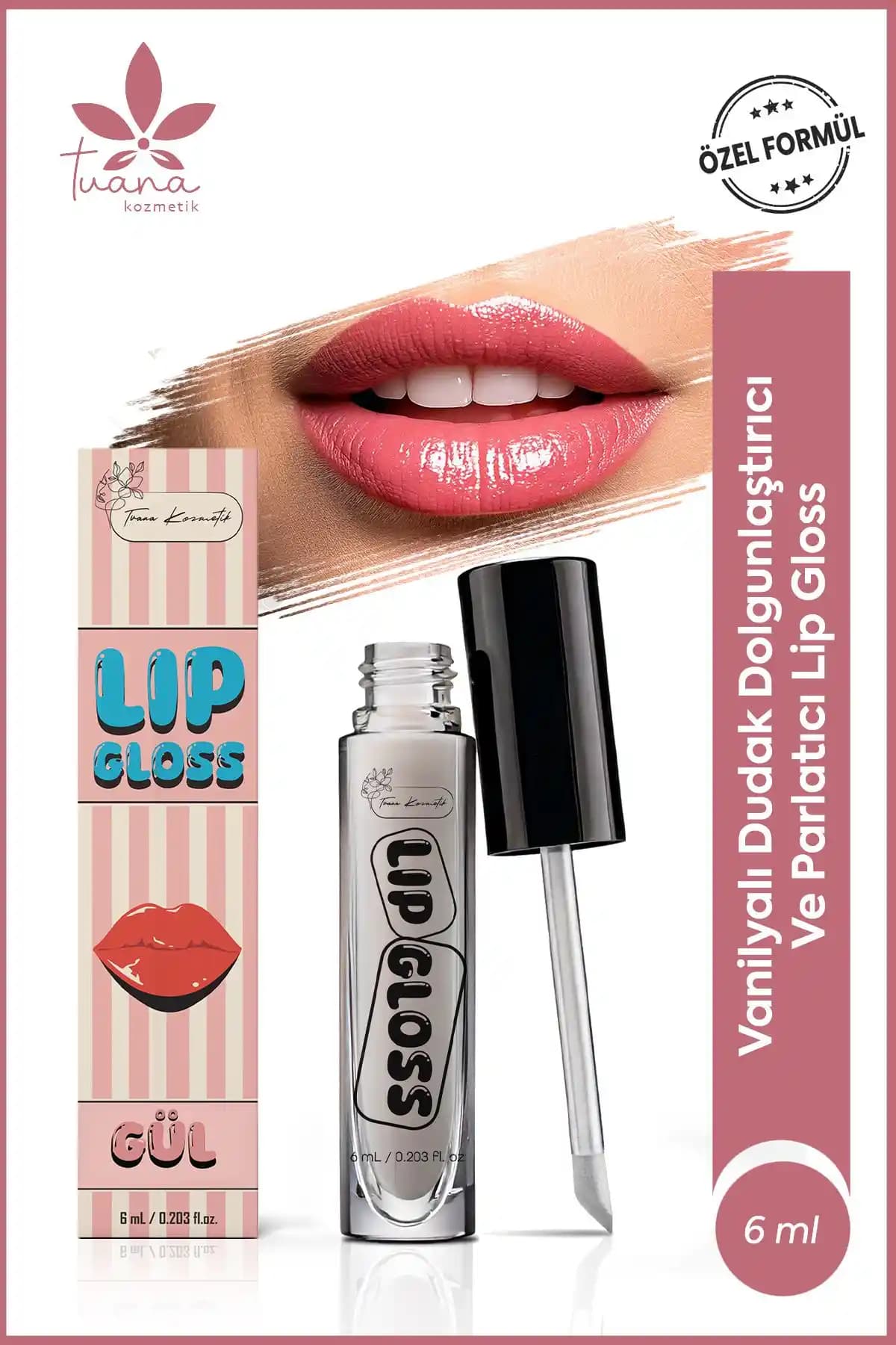 Tuana Kozmetik Güllü Dudak Dolgunlaştırıcı ve Parlatıcı Lip Gloss İncelemesi