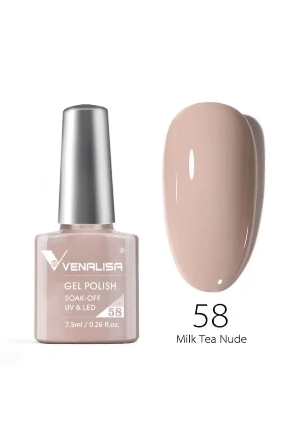 Venalisa 7.5 ml UV Led Kalıcı Oje Milk Tea Nude No.58 Detaylı İnceleme ve Özellikler