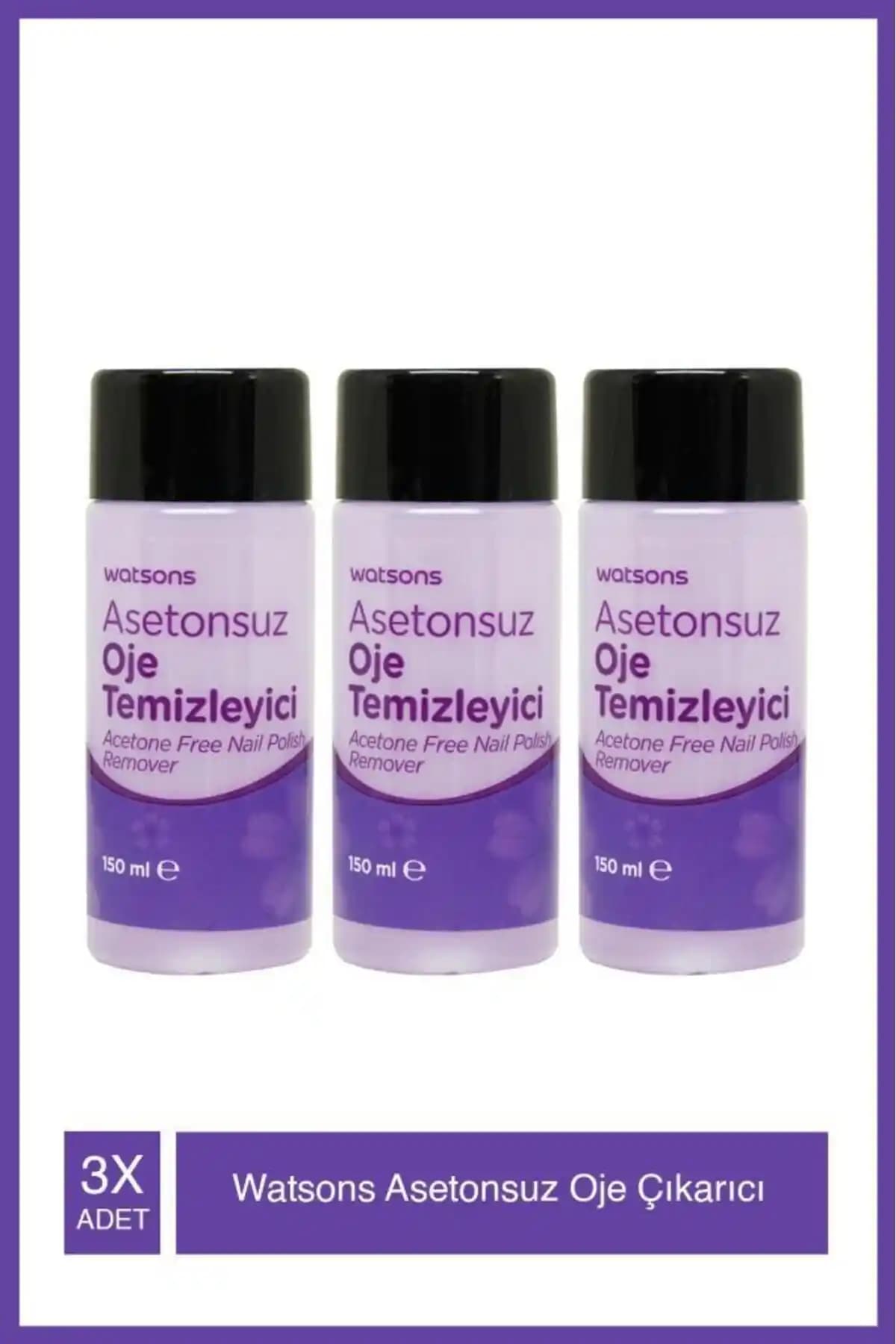 Watsons Asetonsuz Oje Çıkarıcı: Nazik ve Etkili Tırnak Temizliği İçin Gelişmiş Çözüm