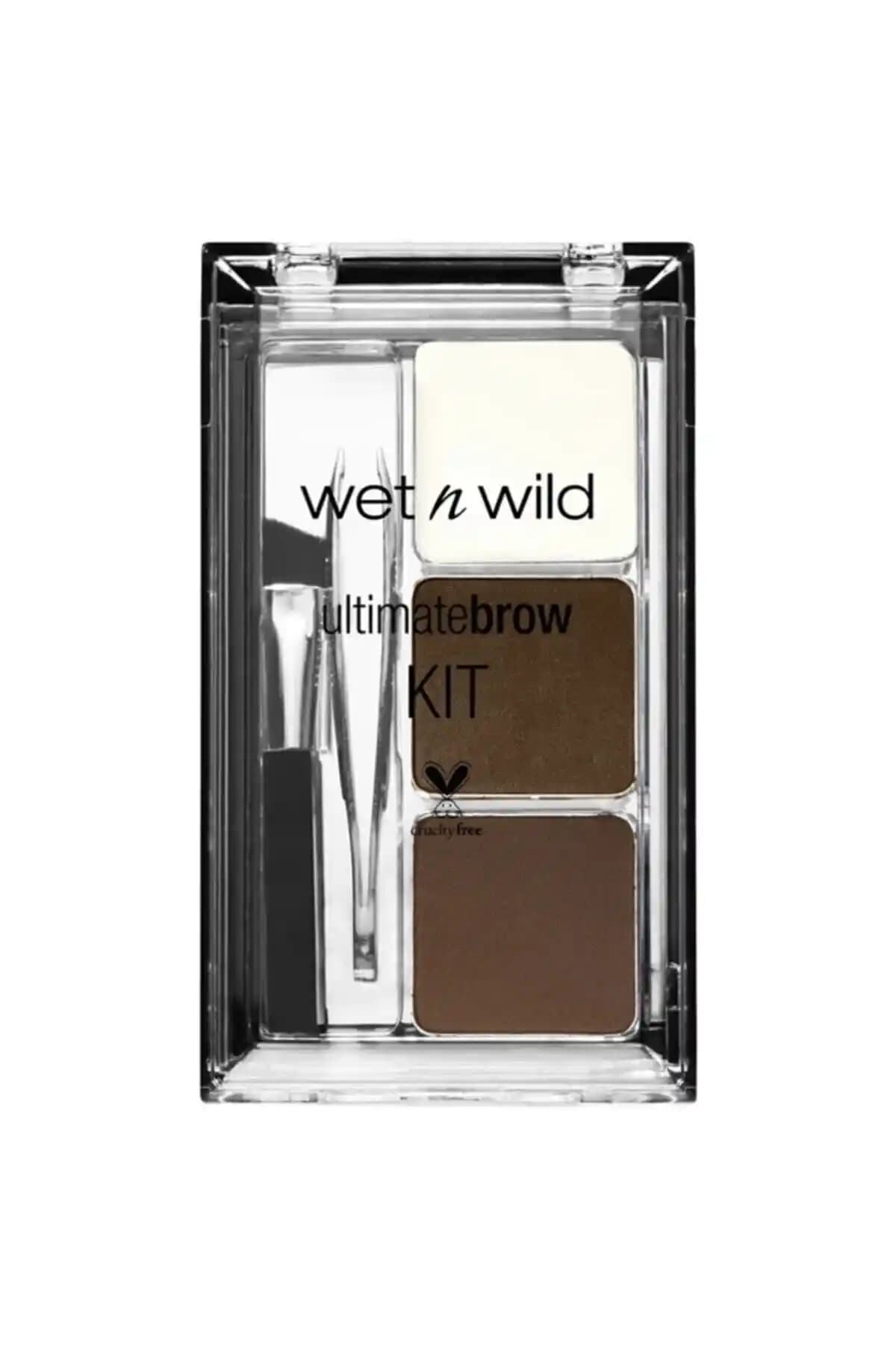 Wet N Wild Ultimate Brow Kit Soft Brown Kaş Farı ile Doğal ve Şekilli Kaşlar Yaratın