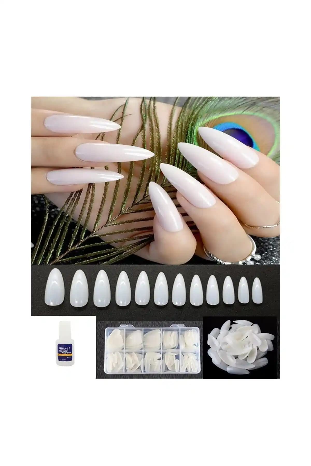 YAYOGE Hazır Kesilmiş Törpülenmiş Tırnak Seti Estetik ve Kullanım Kolaylığı Sağlar