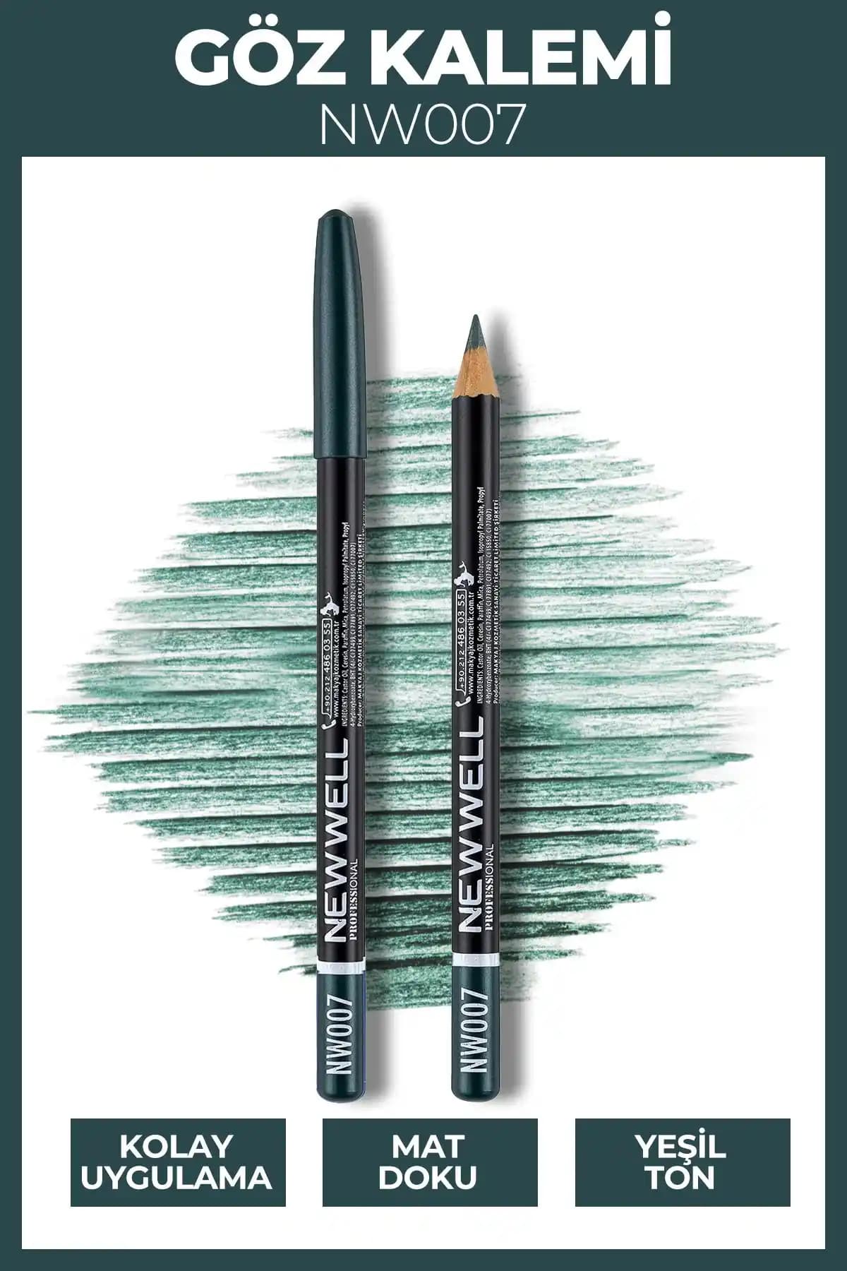 Yeni Well Göz Kalemi NW007: Günlük Kullanım İçin Yüksek Performanslı ve Şık Kozmetik Ürünleri