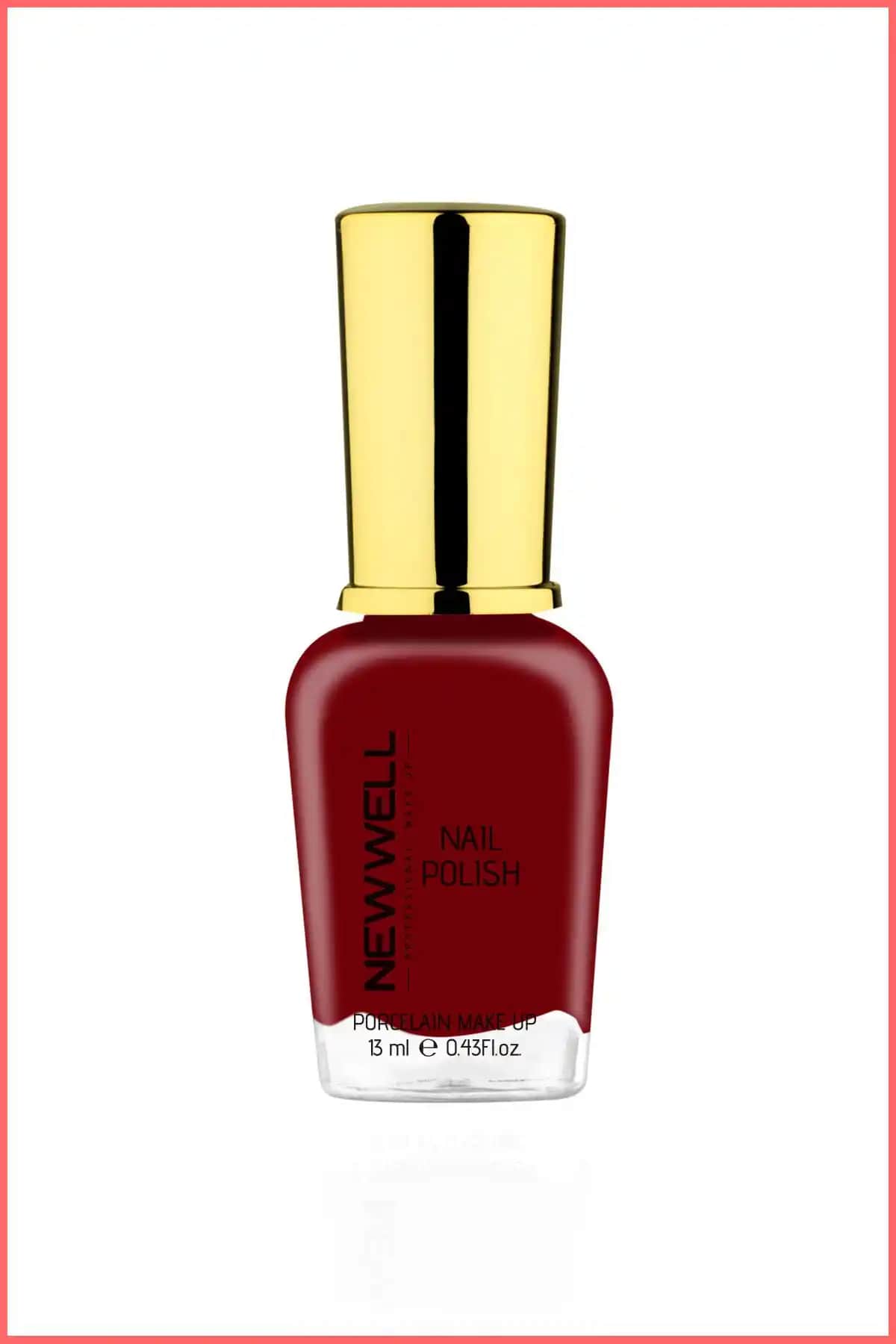 Yeni Well Oje No:49 Şık Mat Bordo Tasarımı ve Uzun Süreli Dayanıklılık