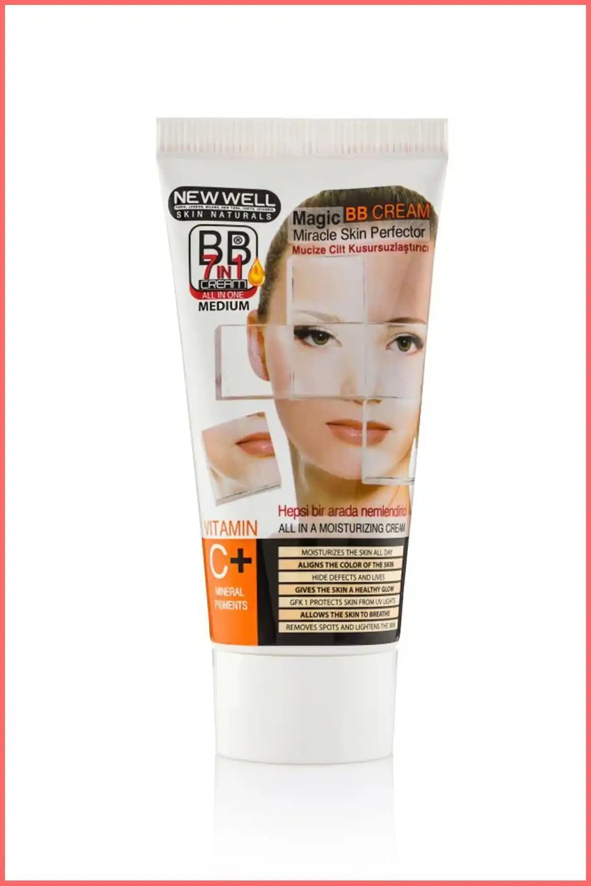 Yeni Well Orta Ton BB Krem: Doğal Görünüm ve Gün Boyu Nemli Cilt Sağlar