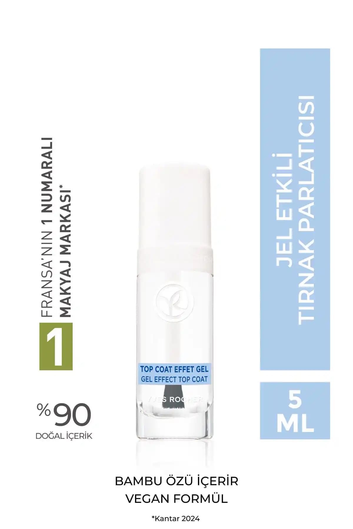 Yves Rocher Jel Etkili Tırnak Parlatıcısı Parlaklık ve Koruma Sağlayan Ürün