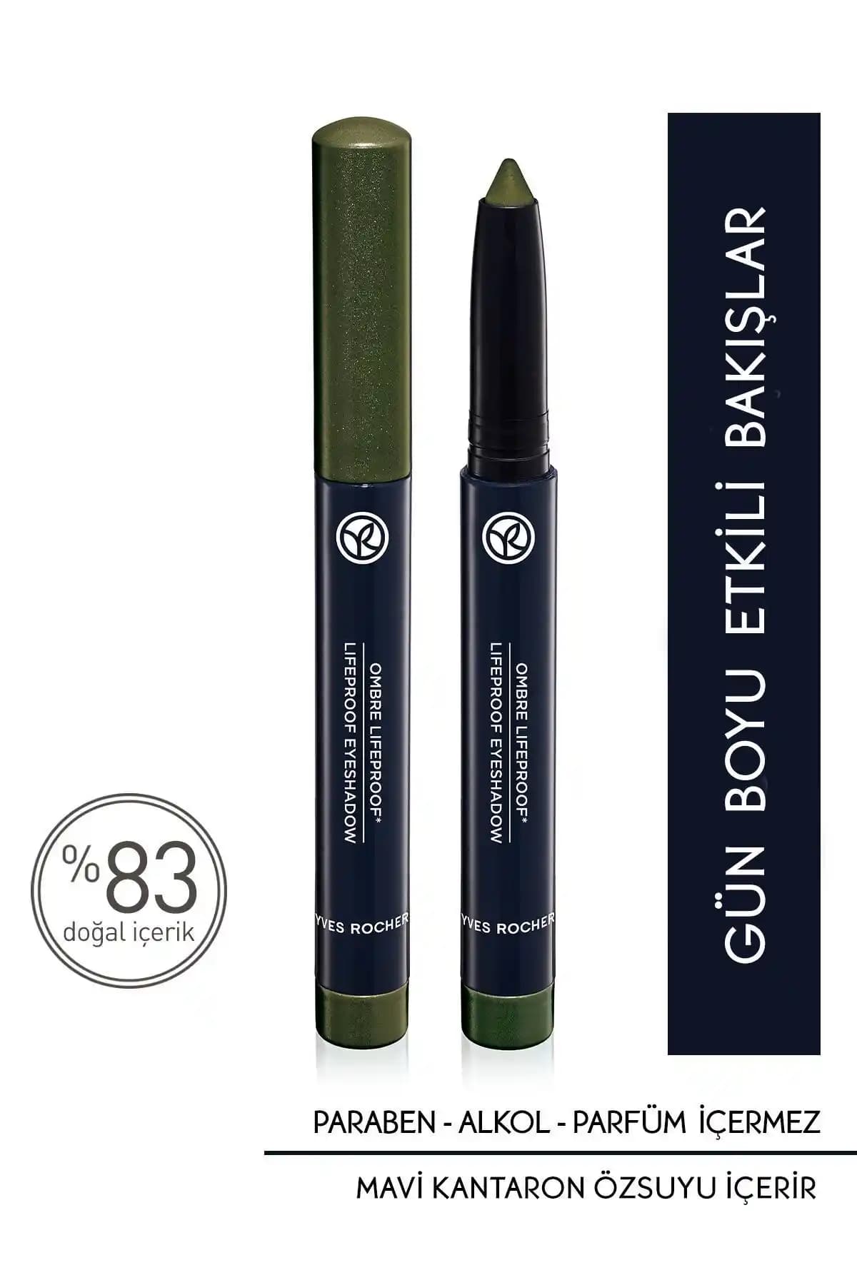 Yves Rocher Krem Dokulu Kalem Far -04 Haki: Doğal ve Kalıcı Göz Makyajı İçin Mükemmel Tercih