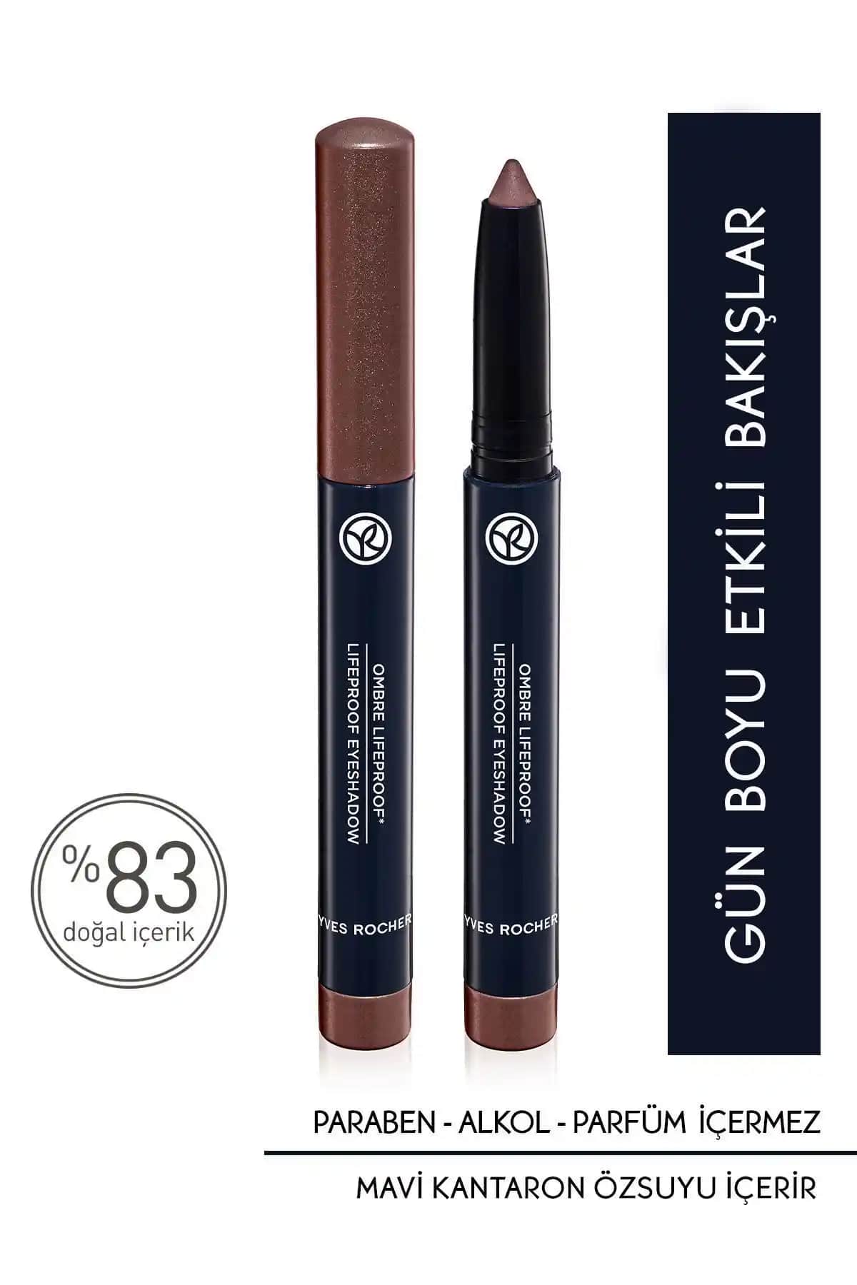 Yves Rocher Krem Dokulu Kalem Far 07 Vizon Doğal ve Kalıcı Göz Makyajı İçin Mükemmel Bir Seçenek