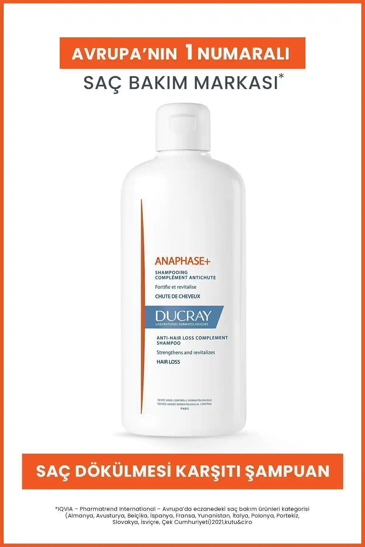 Ducray Anaphase+ Saç Dökülmesine Karşı Şampuan ile Sağlıklı Saçlar