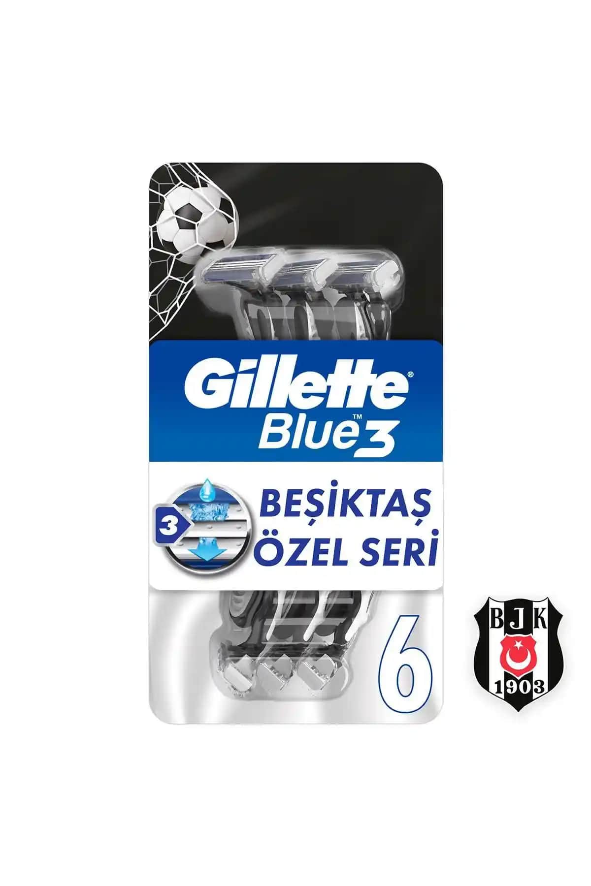 Gillette Blue3 6'lı Beşiktaş Taraftar Paketi ile Fark Yaratacak Tıraş Deneyimi