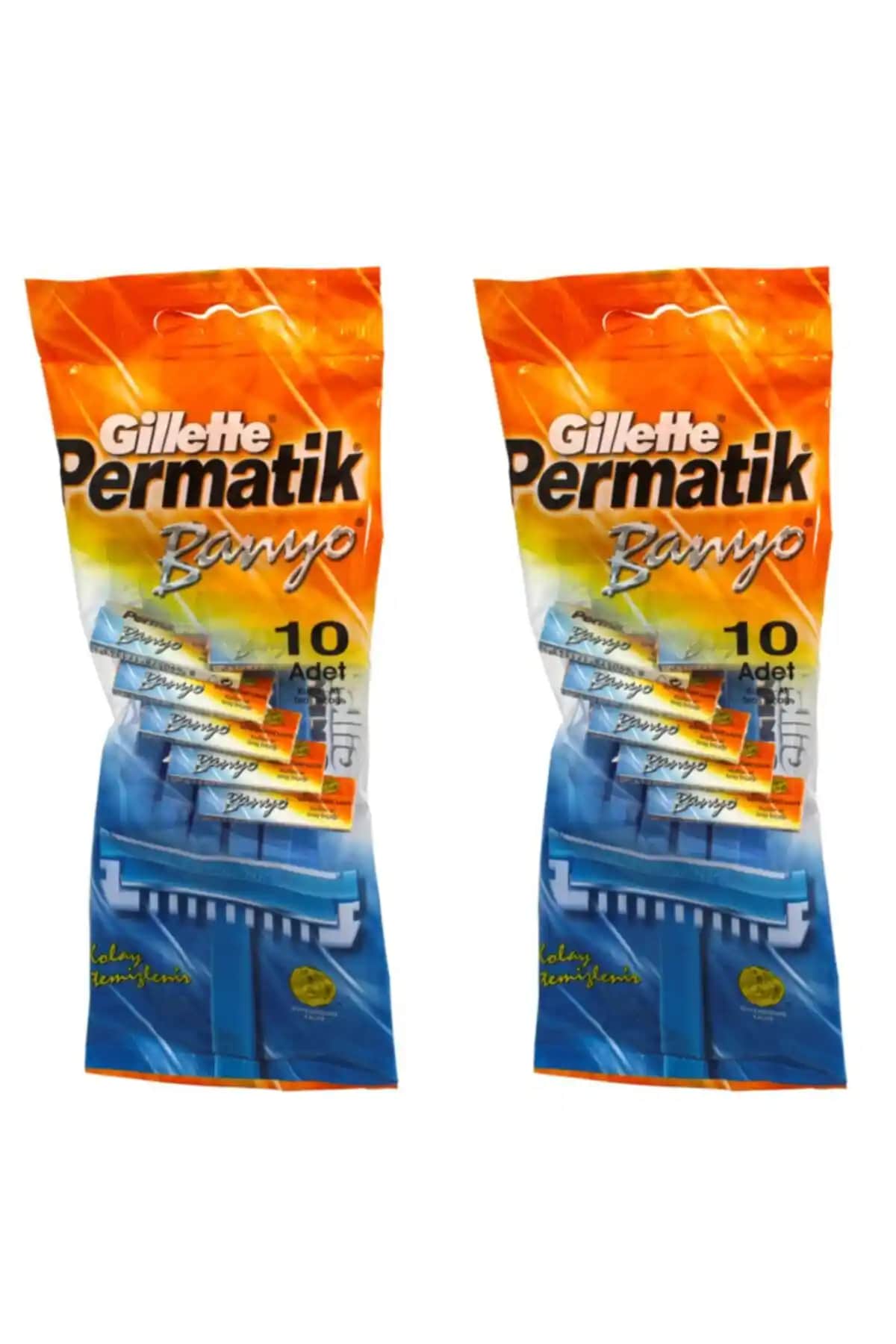 Gillette Permatik Banyo 10+10 Kullan-at Tıraş Bıçağı ile Pratik Tıraş Deneyimi