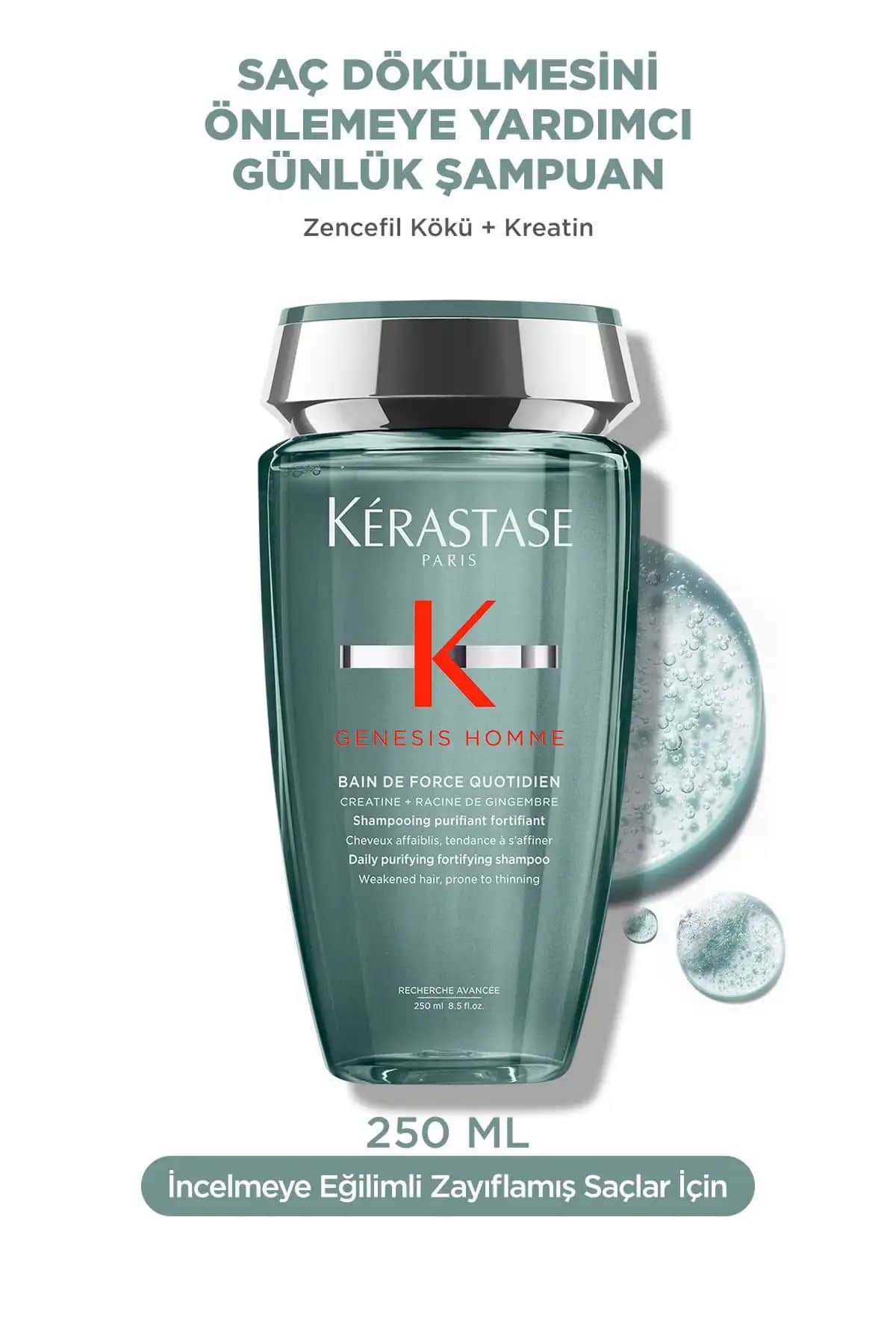 Kerastase Genesis Homme Güçlendirici Şampuan: Saç Dökülmesine Etkili Çözüm