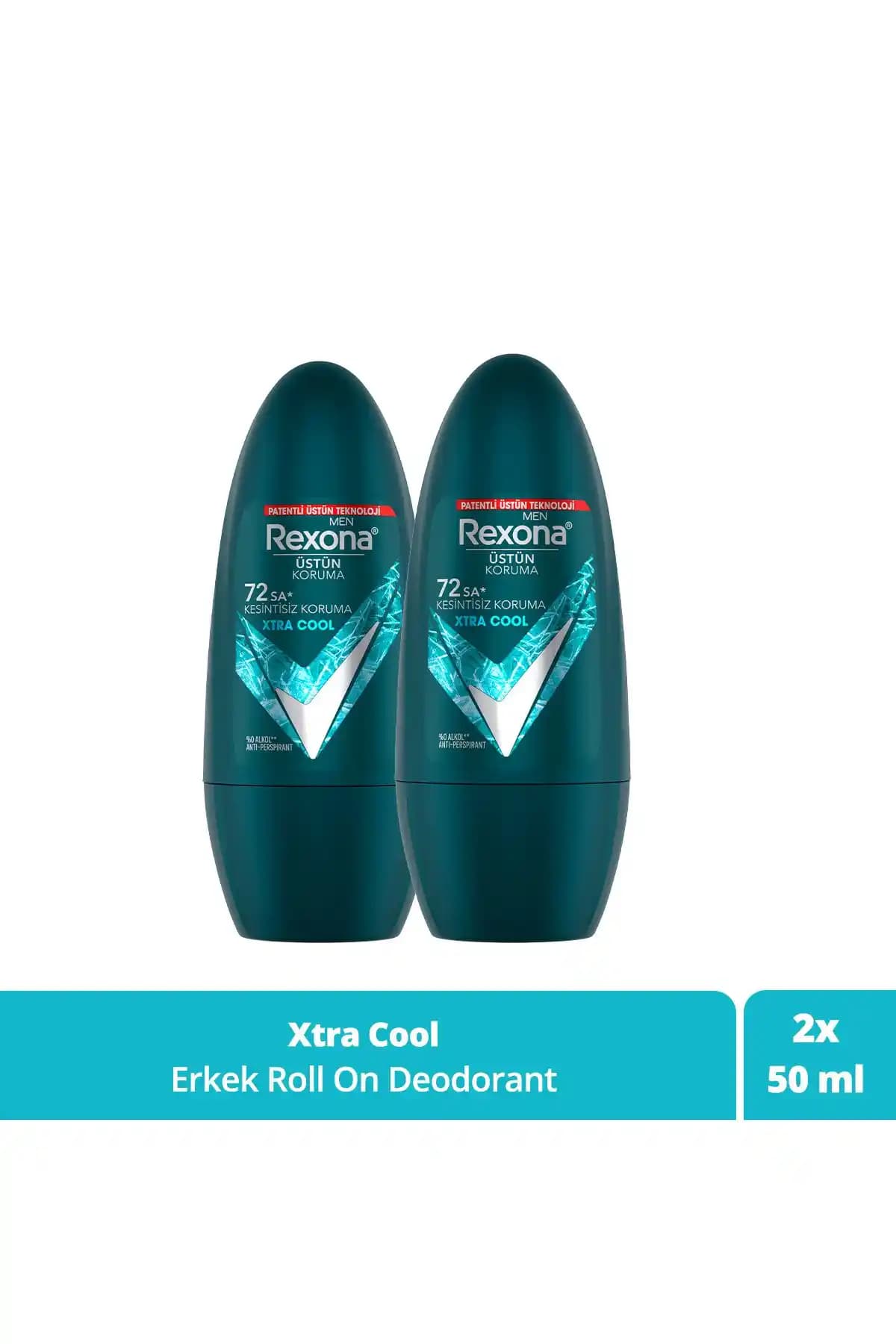 Rexona Men Erkek Roll On Deodorant Xtra Cool ile Gün Boyu Ferahlık