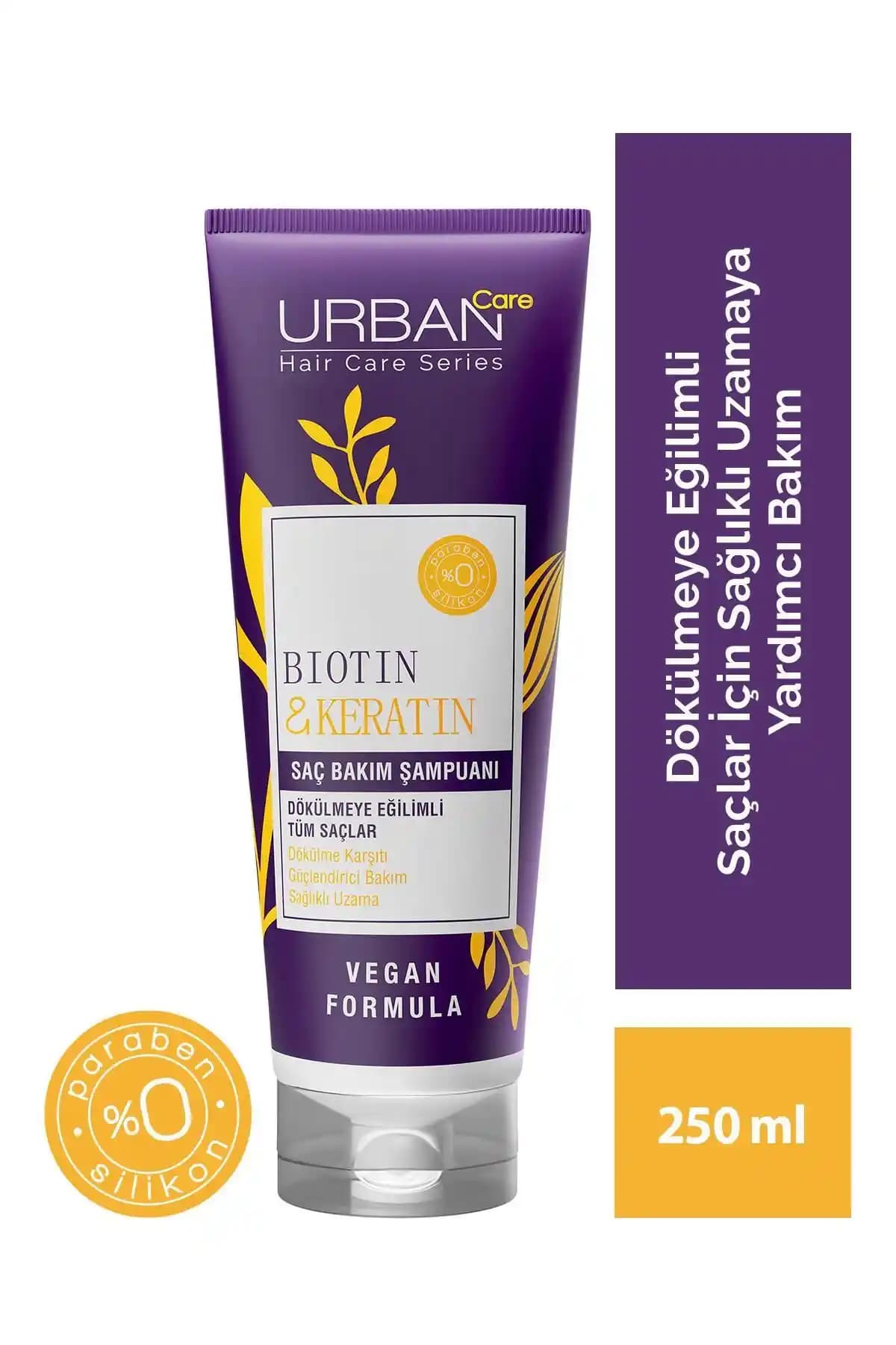 Urban Care Biotin & Keratin Saç Dökülmesine Özel Vegan Şampuan