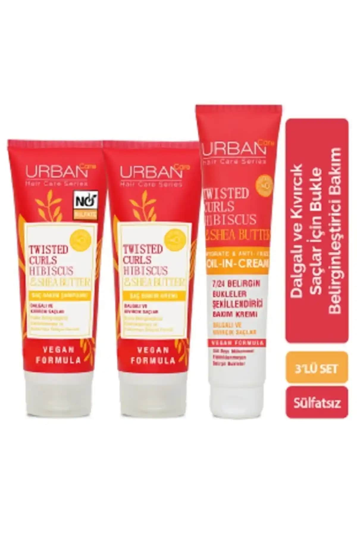Urban Care Hibiscus & Shea Butter Kıvırcık Saç Bakım Seti Özellikleri