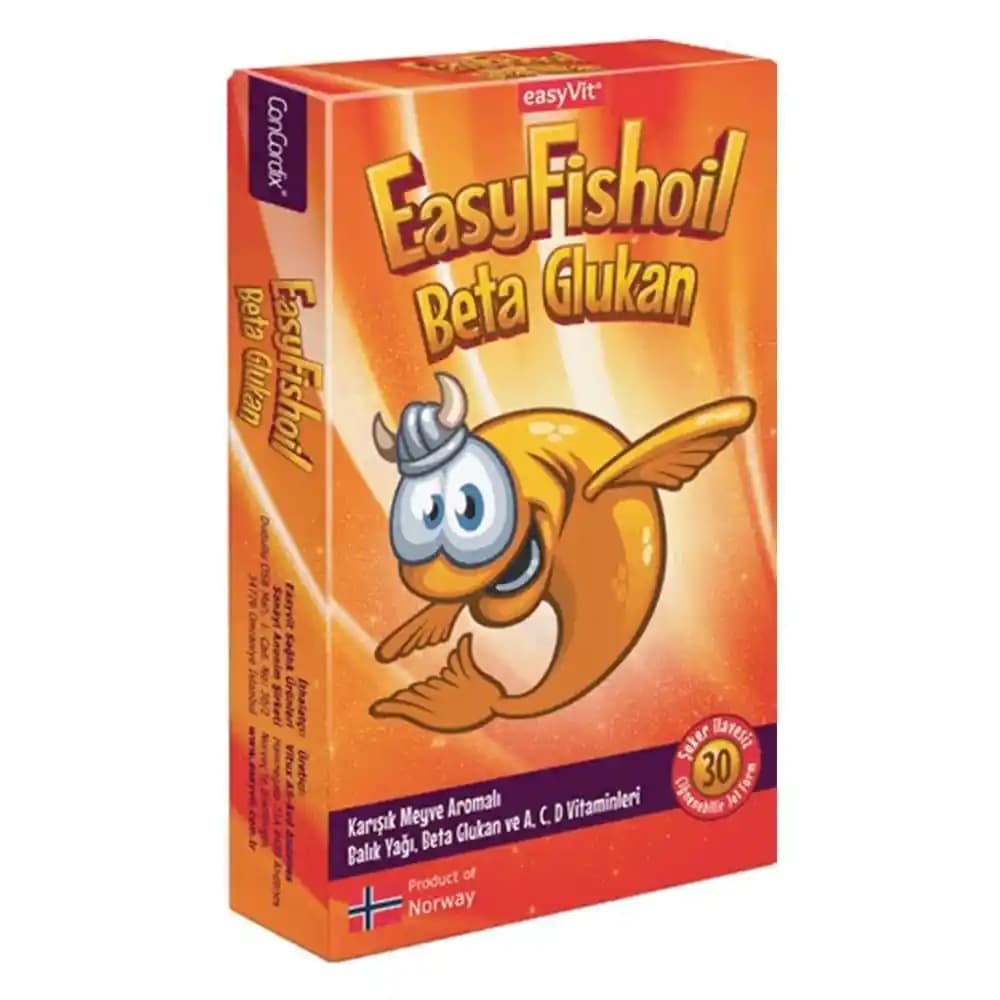 EasyFishoil Beta Glukan ile Cilt Sağlığı ve Bağışıklık Sistemini Güçlendiren Takviye Ürünü