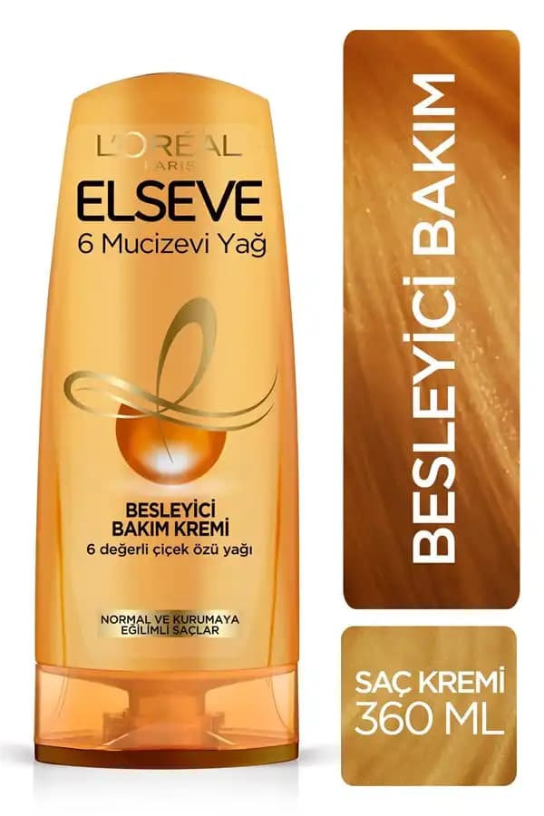 Elseve 6 Mucizevi Yağ Saç Kremi: Doğal İçeriğiyle Saçlara Mucizevi Bakım Sunar