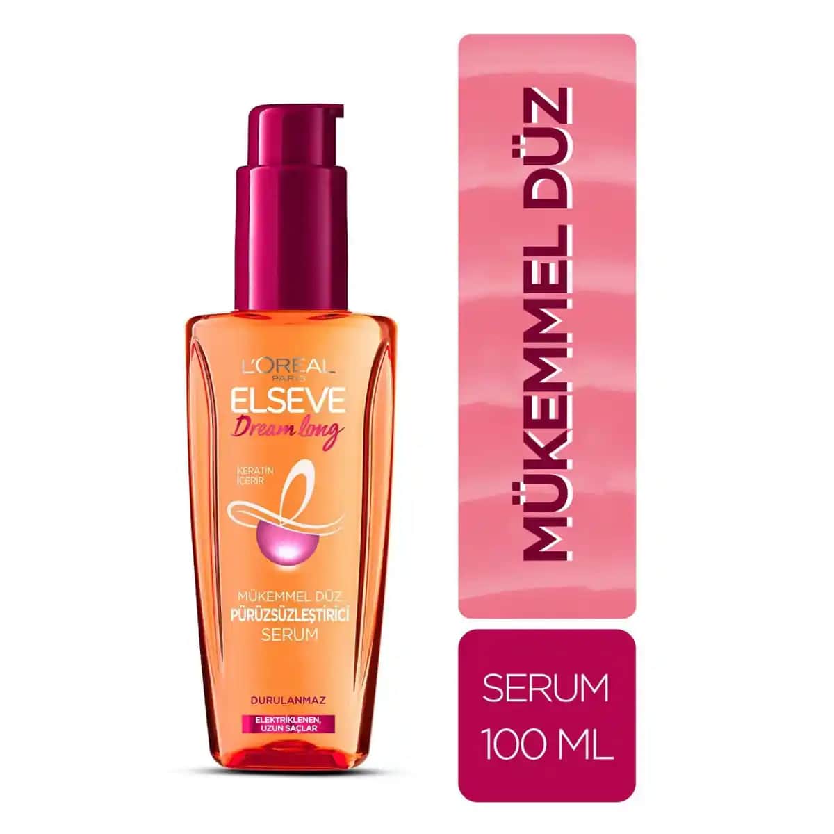 Elseve Mükemmel Düz Serum ile Saçlarınızda Pürüzsüzlük ve Koruma Sağlayın