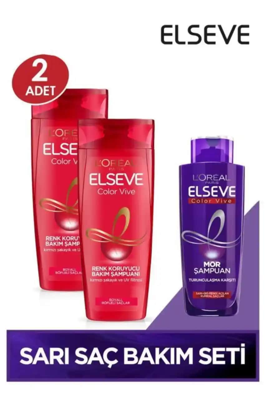Elseve Renk Koruyucu Şampuan ile Saç Renginizi Uzun Süre Parlak ve Canlı Tutun
