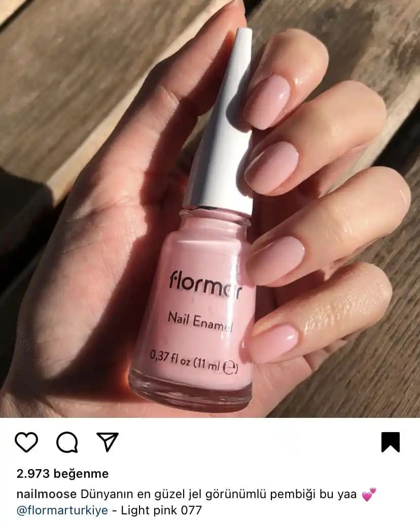 2025'te Flormar 077 Light Pink ile Tırnaklarınızda Zarafeti Yakalayın