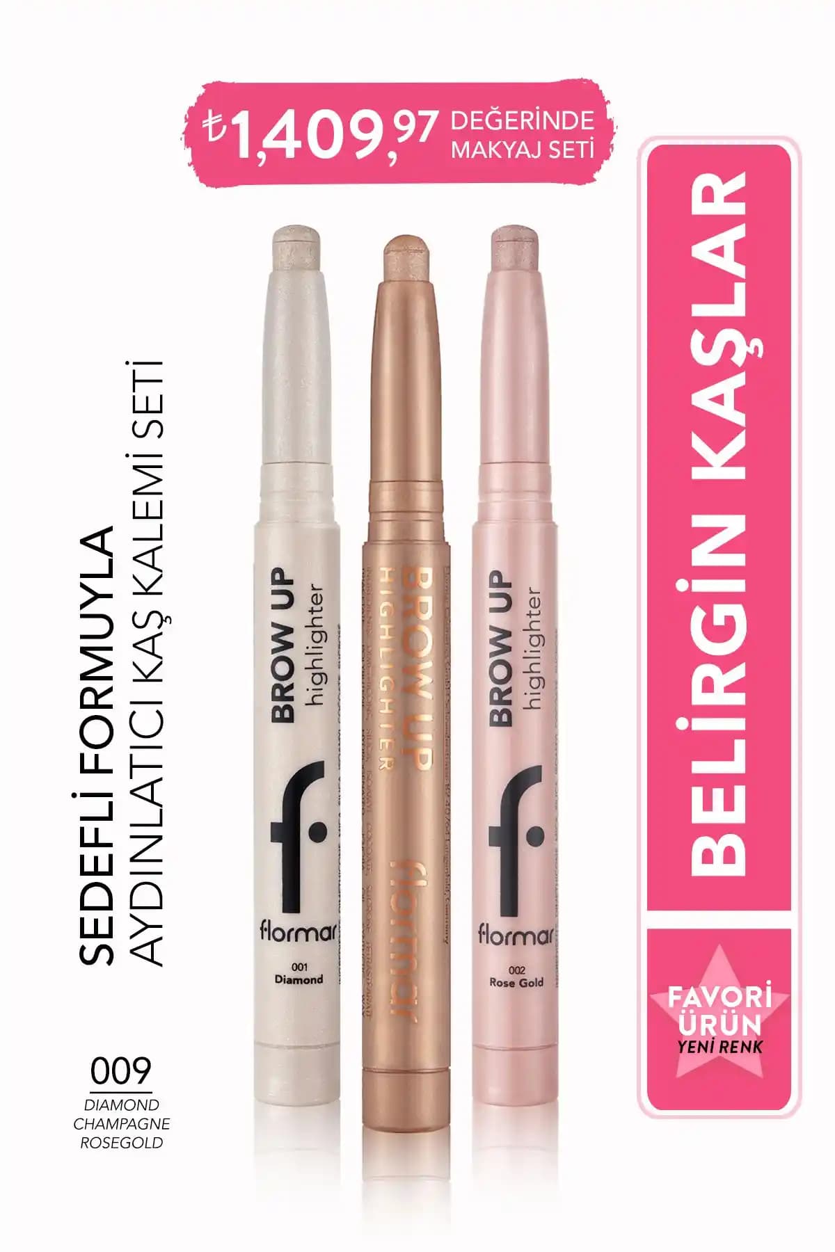 Flormar Aydınlatıcı Kaş Kalemi ile Doğal ve Çekici Bakışlar Yaratın