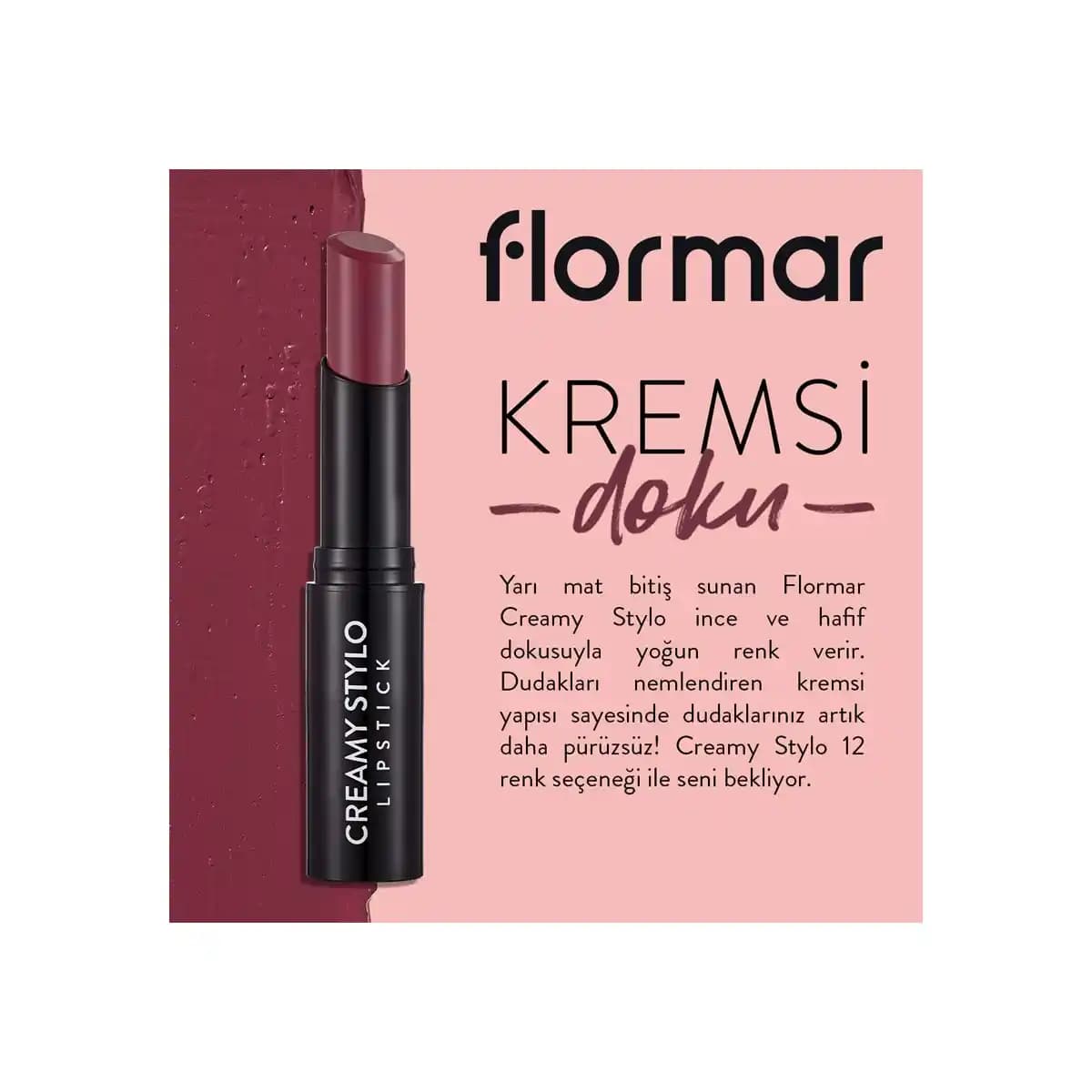 Flormar Grape Ruj ile Dudaklarda Morun Asaleti ve Modern Makyaj Trendleri
